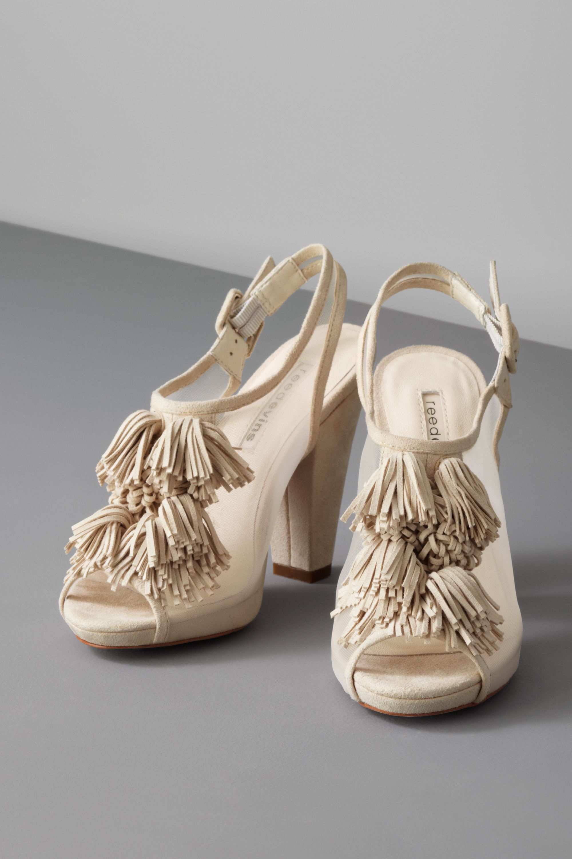 Firework Fringe Slingbacks