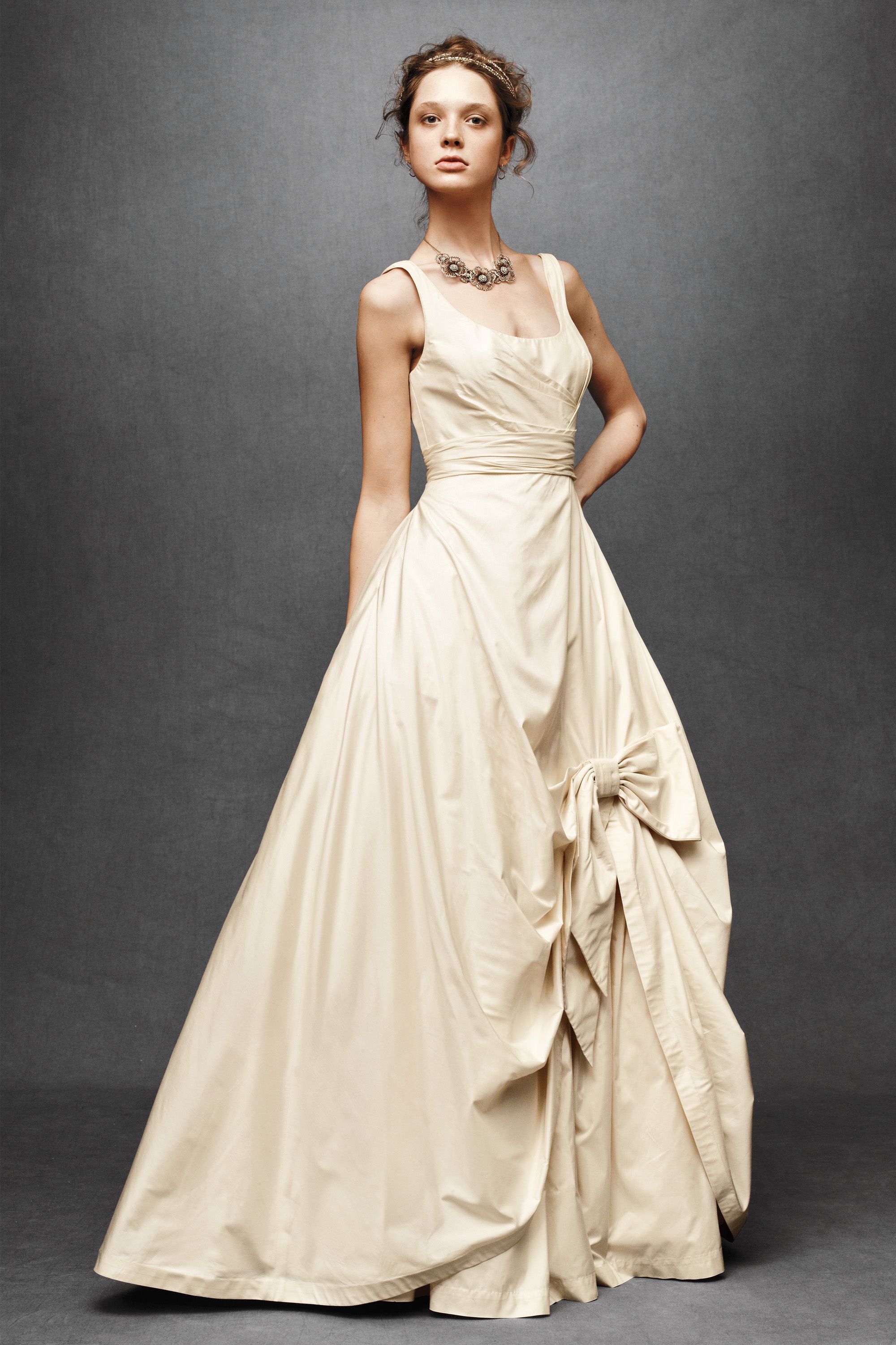 Sweeping Taffeta Ball Gown