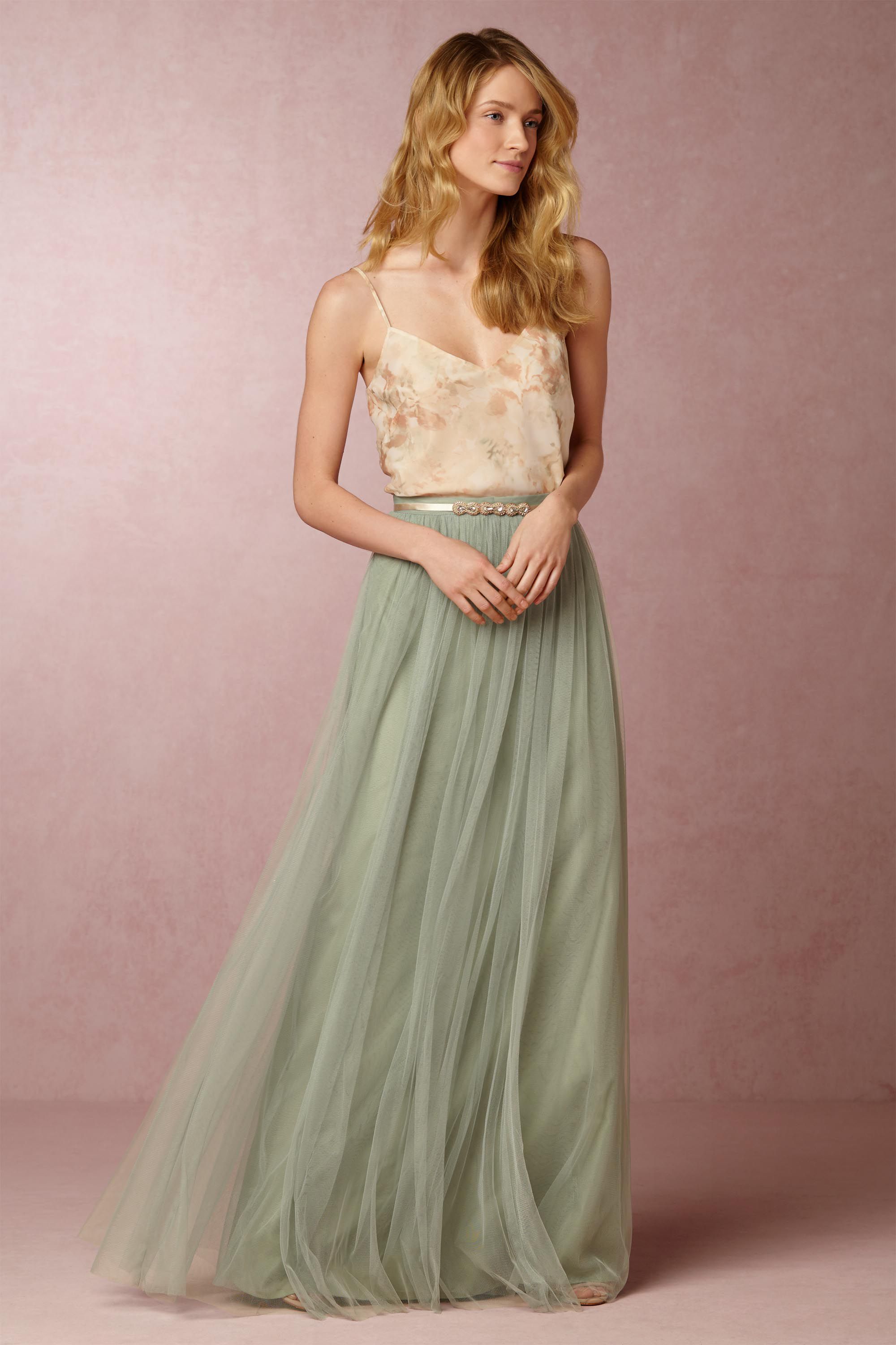 Liv Cami And Louise Tulle Skirt In Bridesmaids And Bridal Party Bhldn 5095