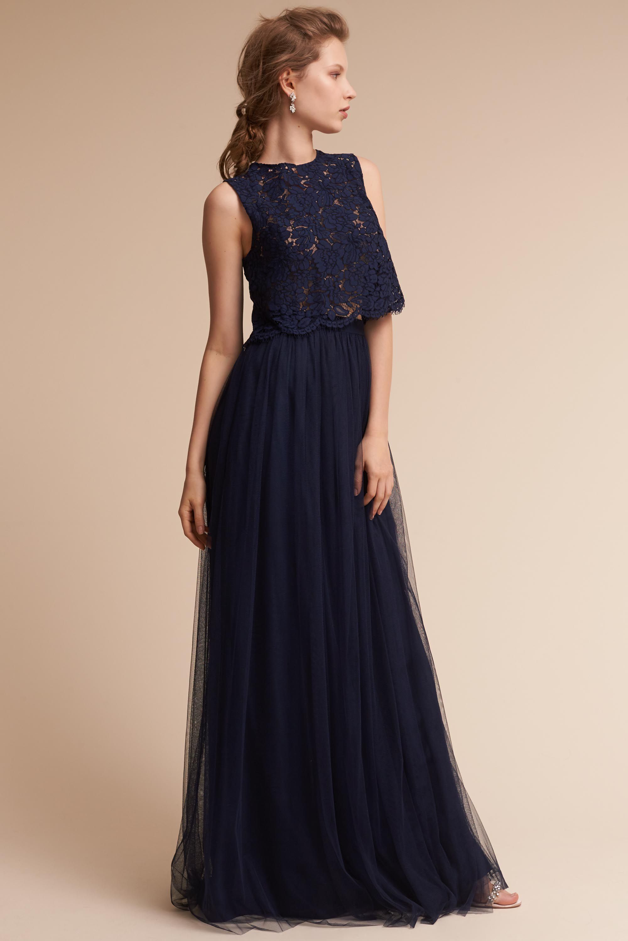 Cleo Top And Louise Tulle Skirt In Bridal Party Bhldn 4093