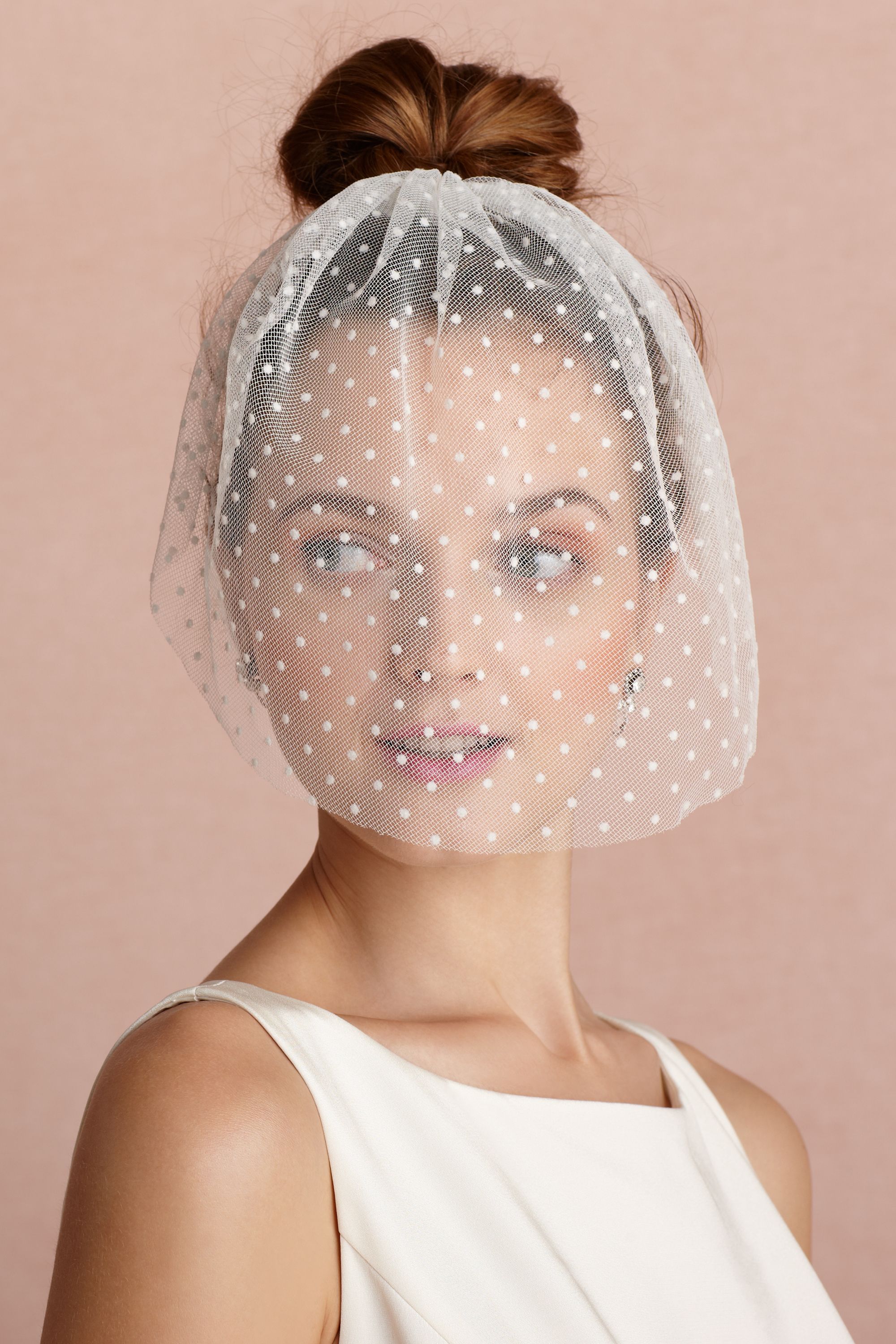 Dotted Voile Veil, $160