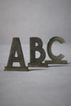 San Serif Zinc Letters San Serif Zinc Letters