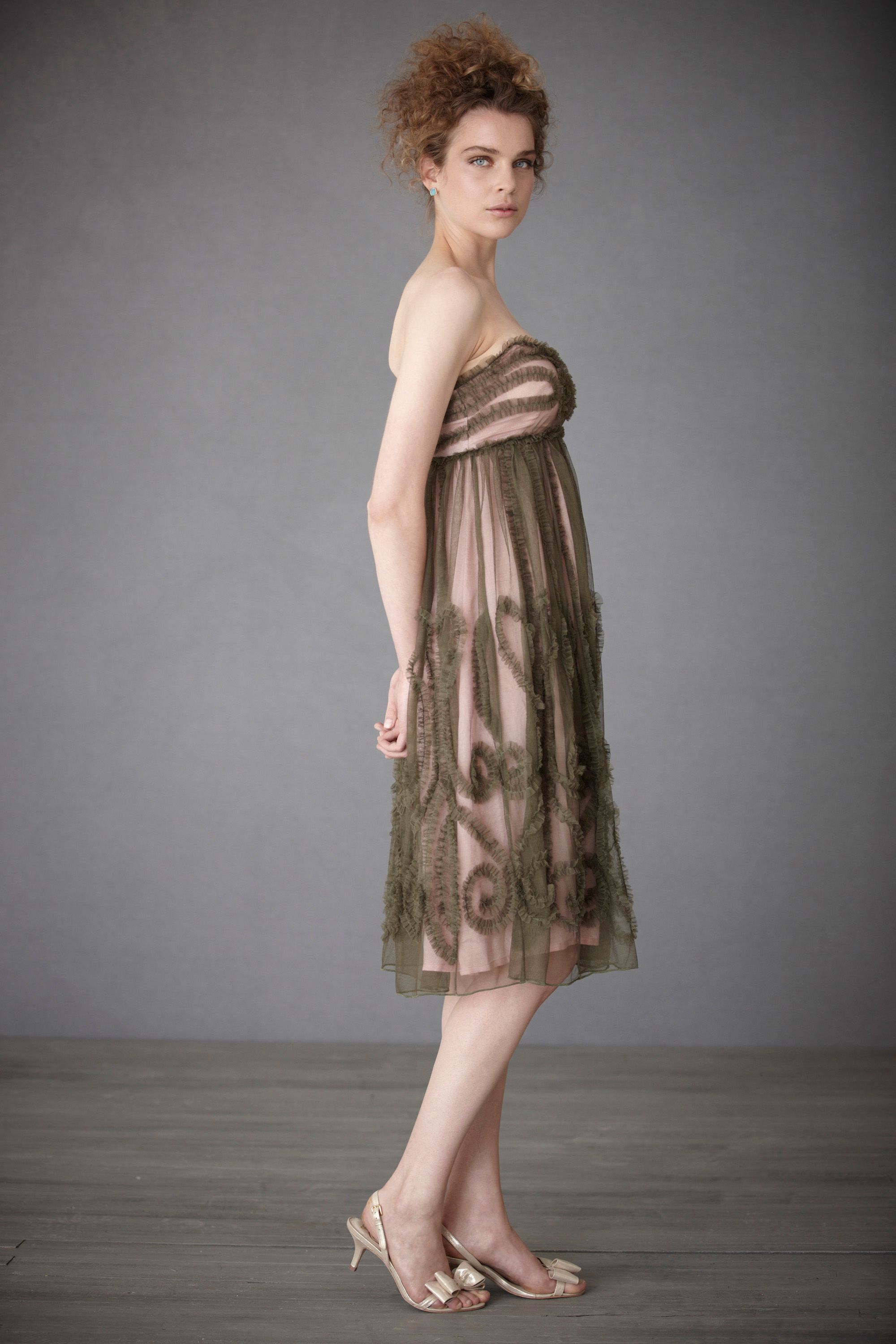 mist green dress