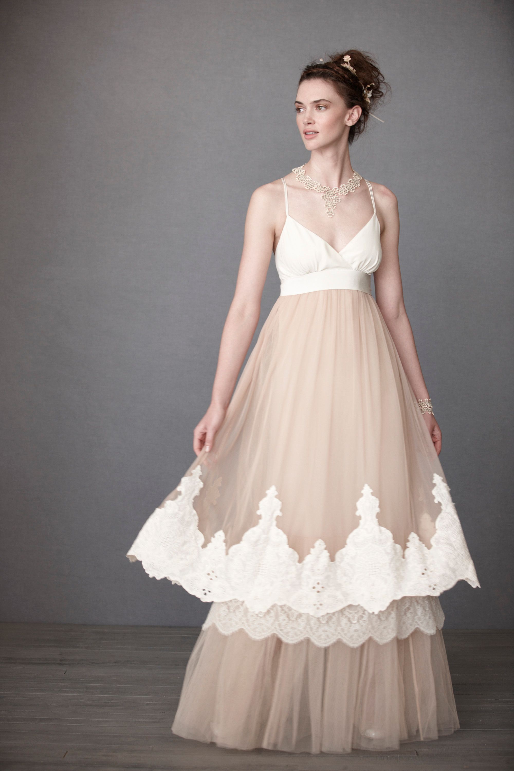 Blushing Crinoline Sheath