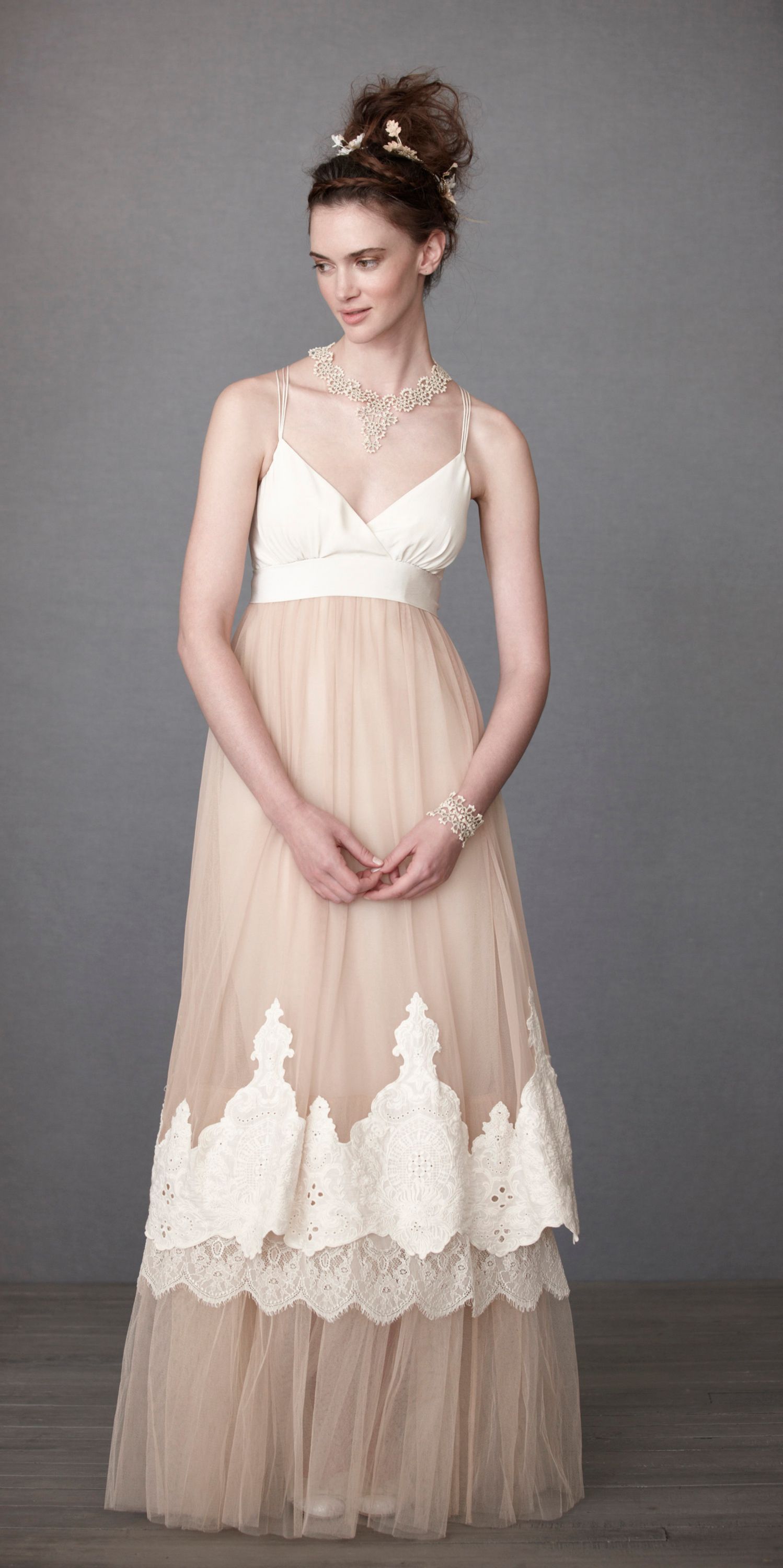 Blushing Crinoline Sheath