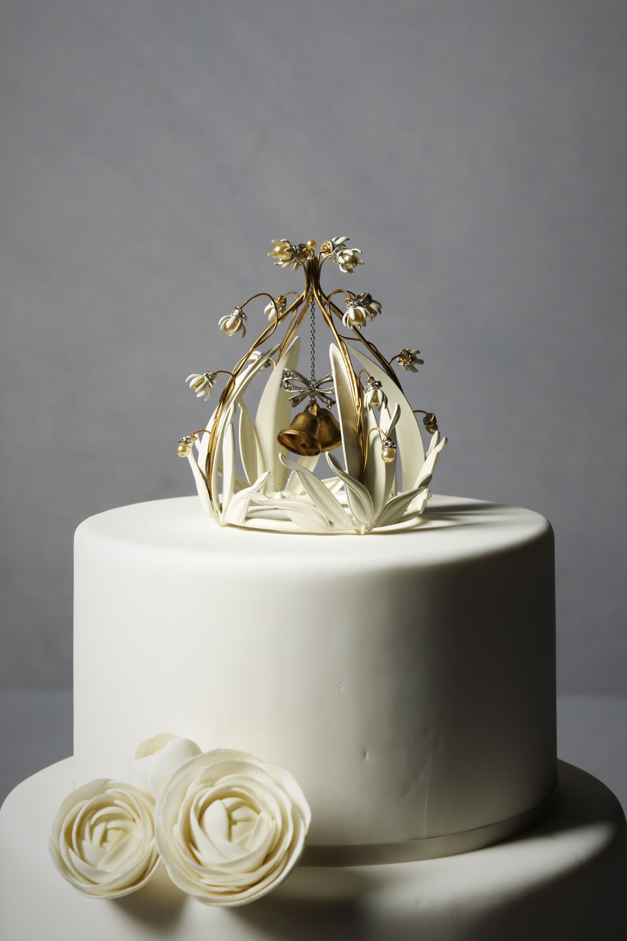 Crystal Cloche Cake Topper