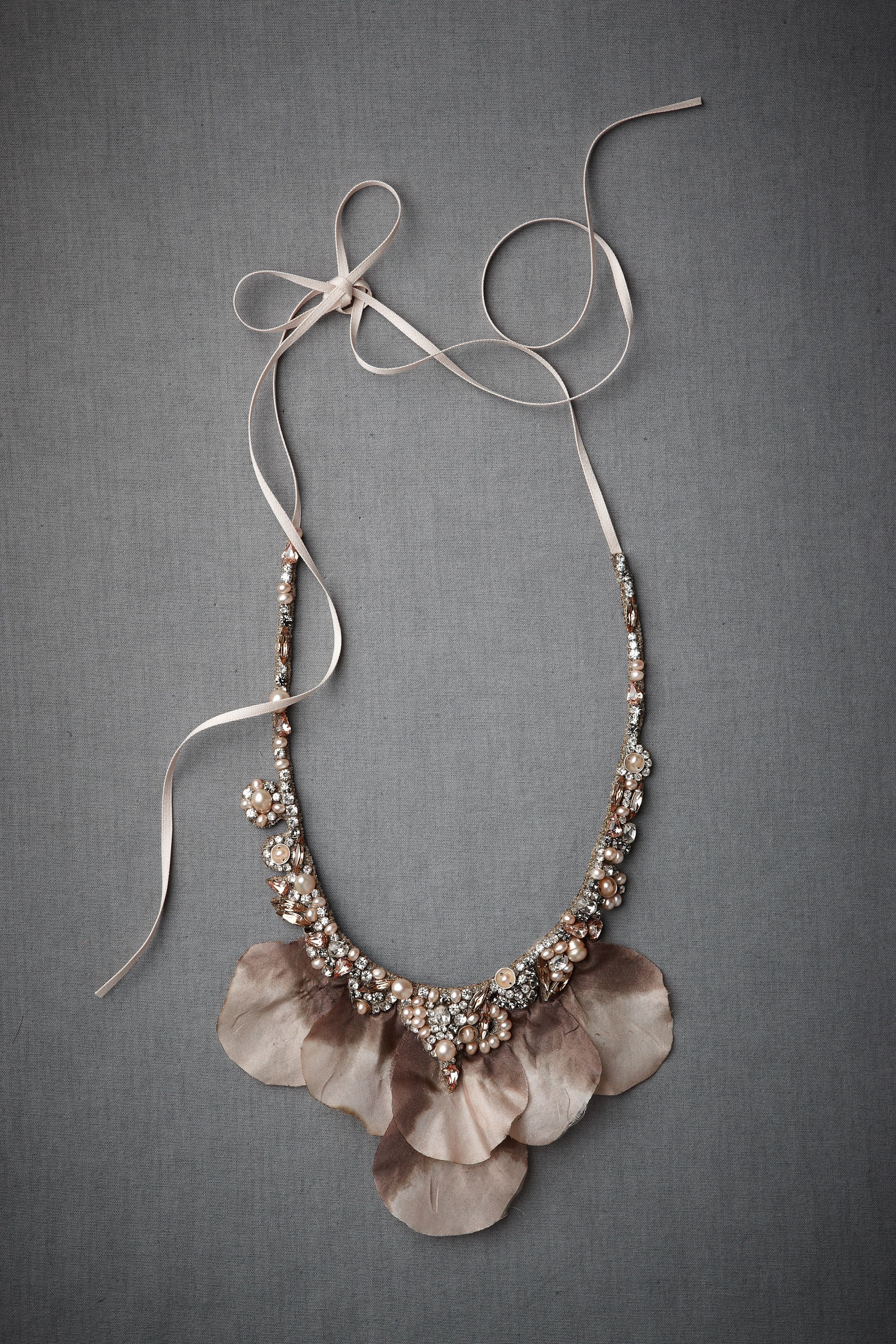Unfurled Iris Necklace
