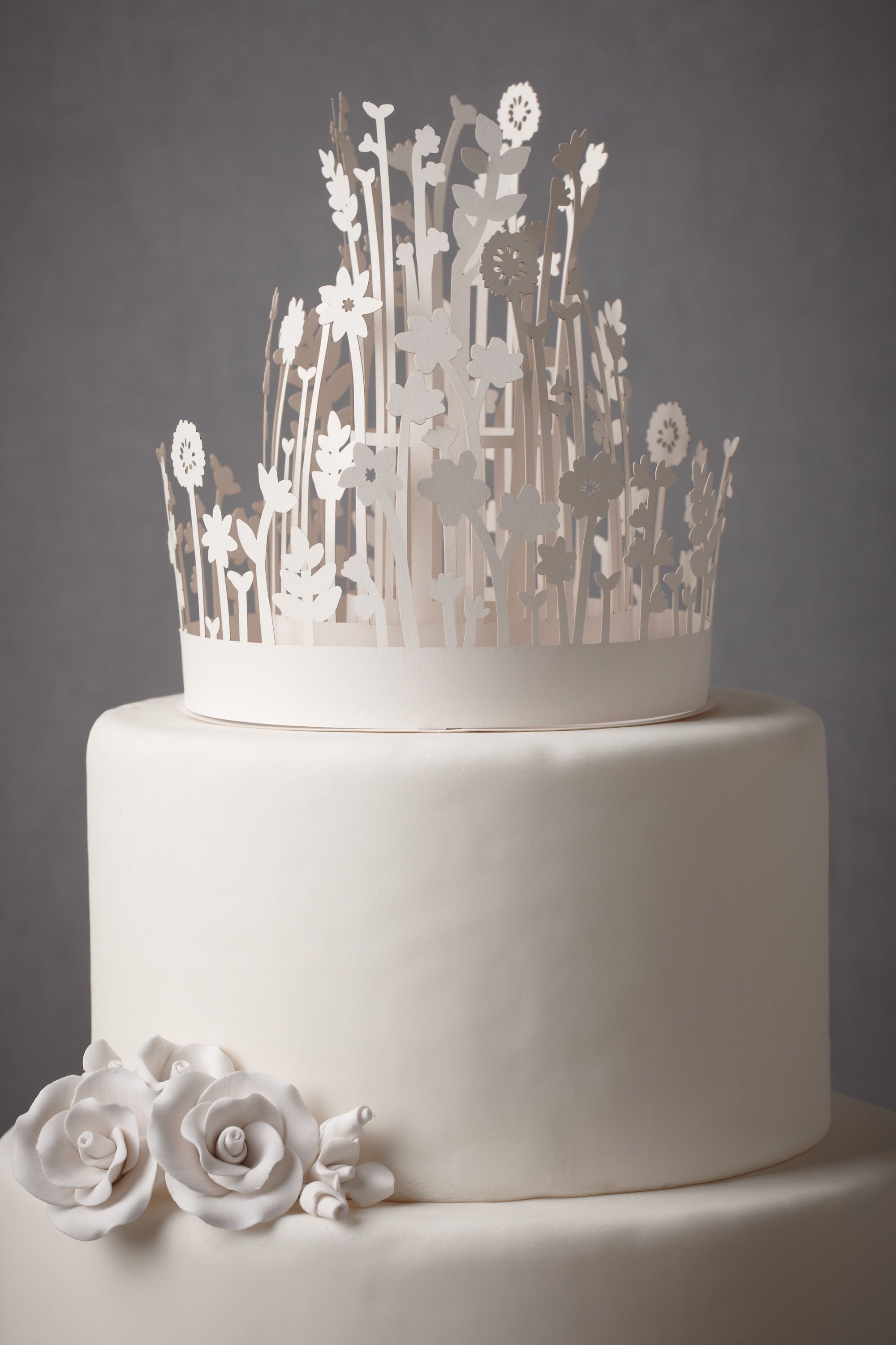 Concentric Crown Cake Topper