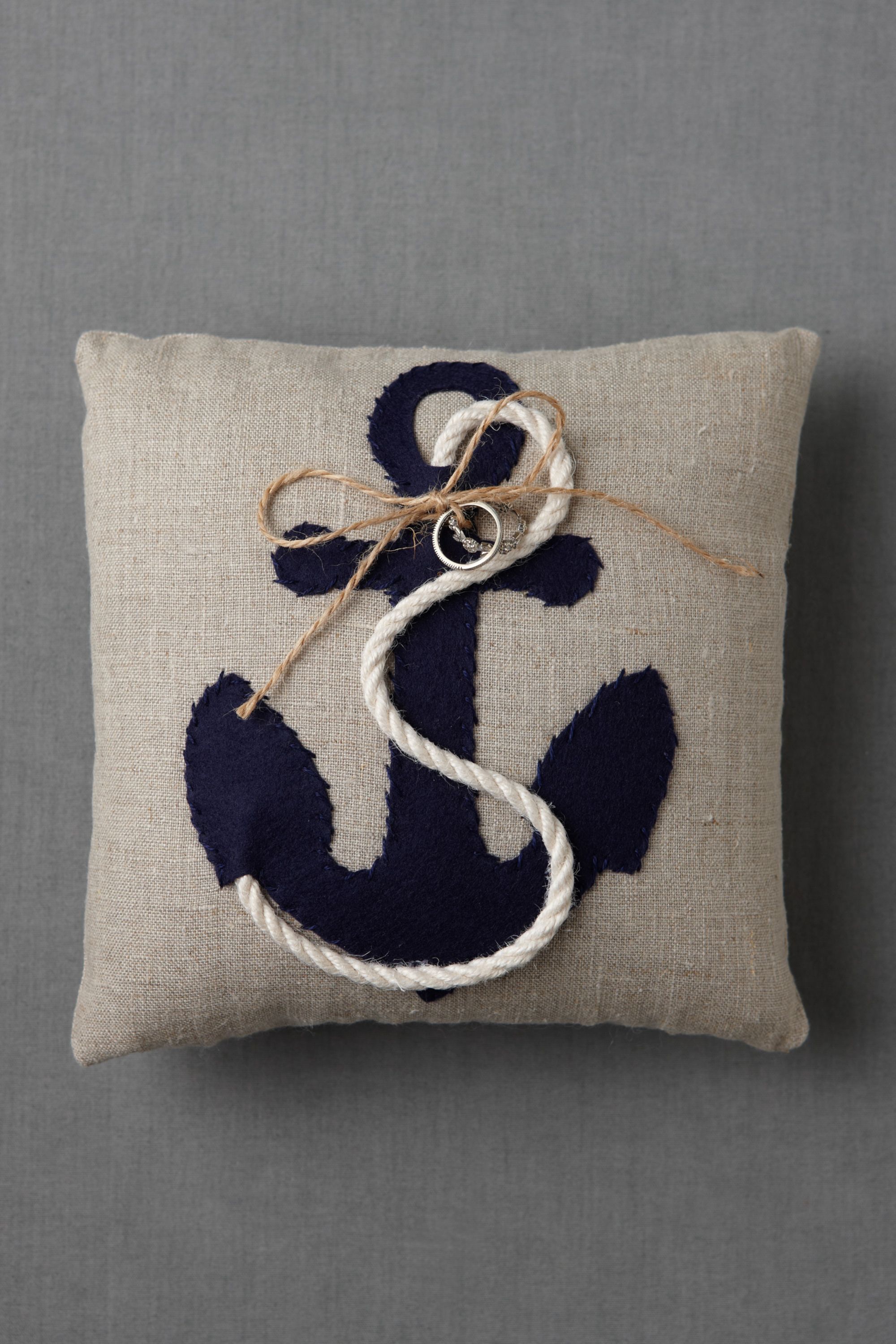 Moored Devotion Ring Pillow