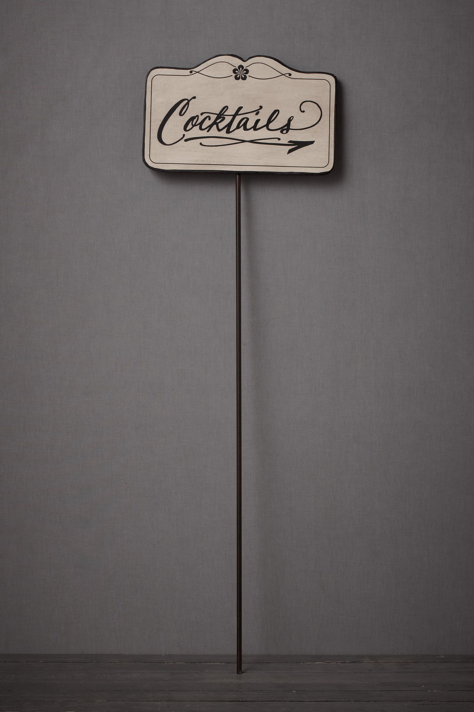 This-Way-To-The-Cocktails Sign