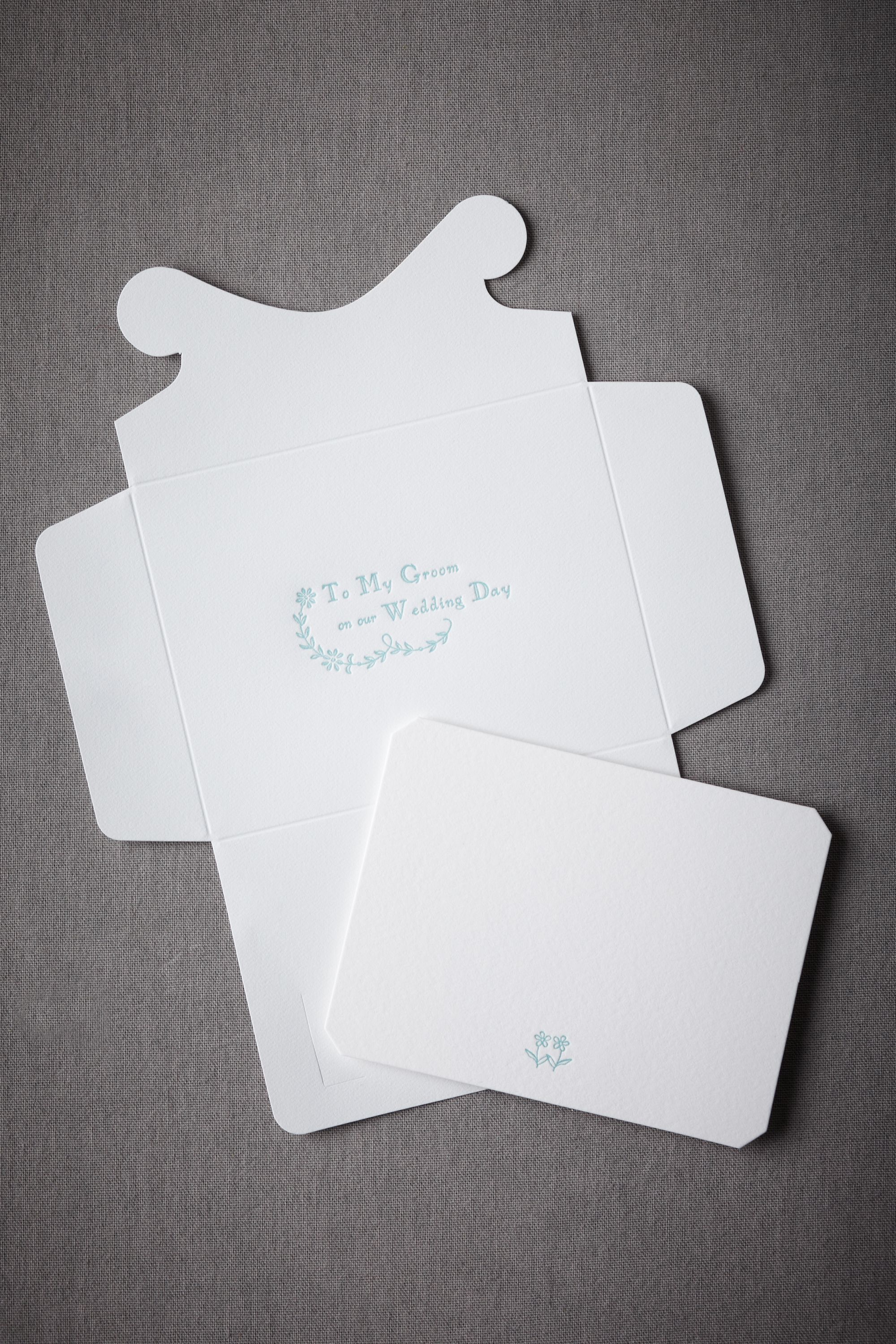 To My Groom Card