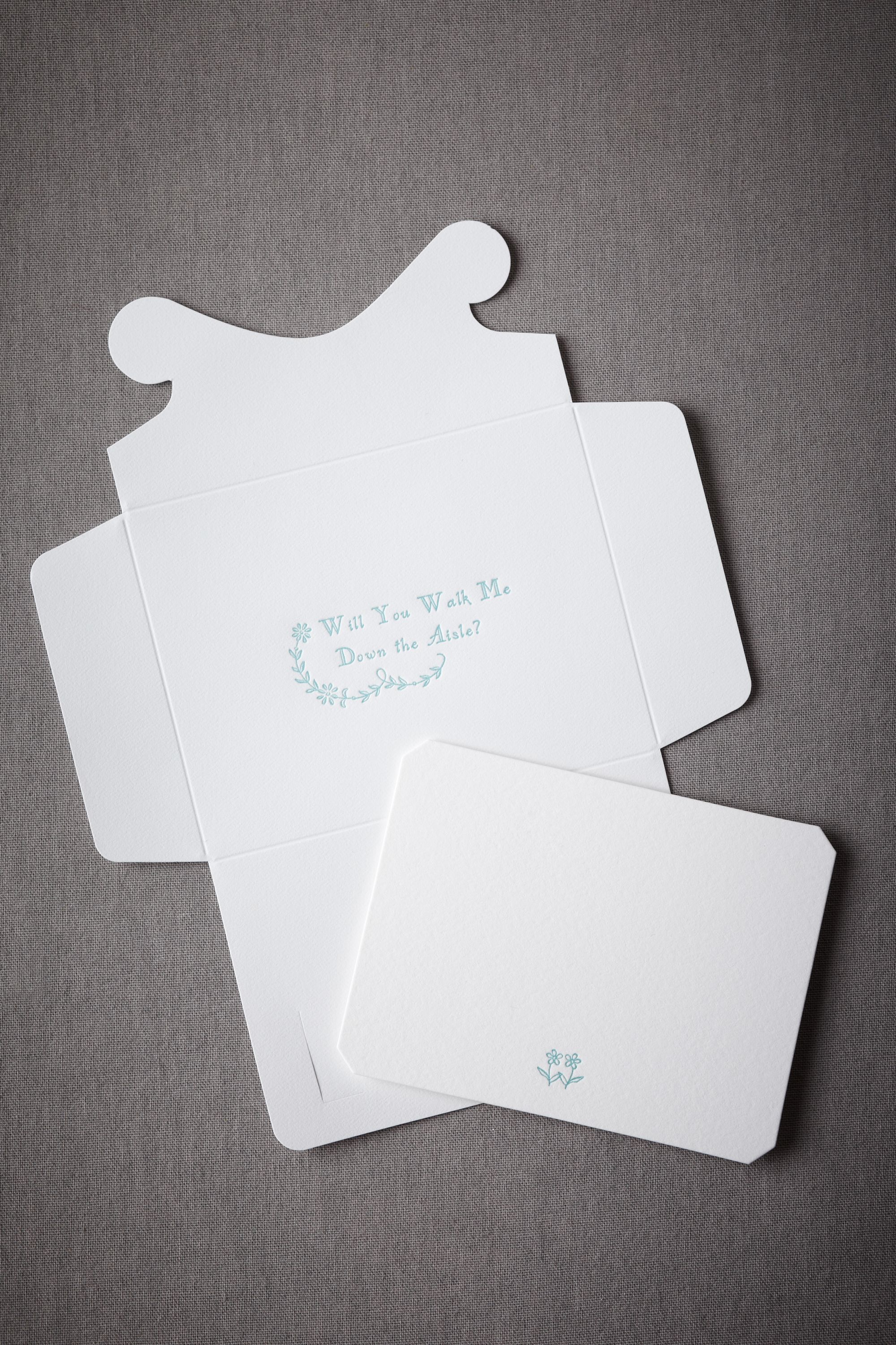 Aisle Escort Card