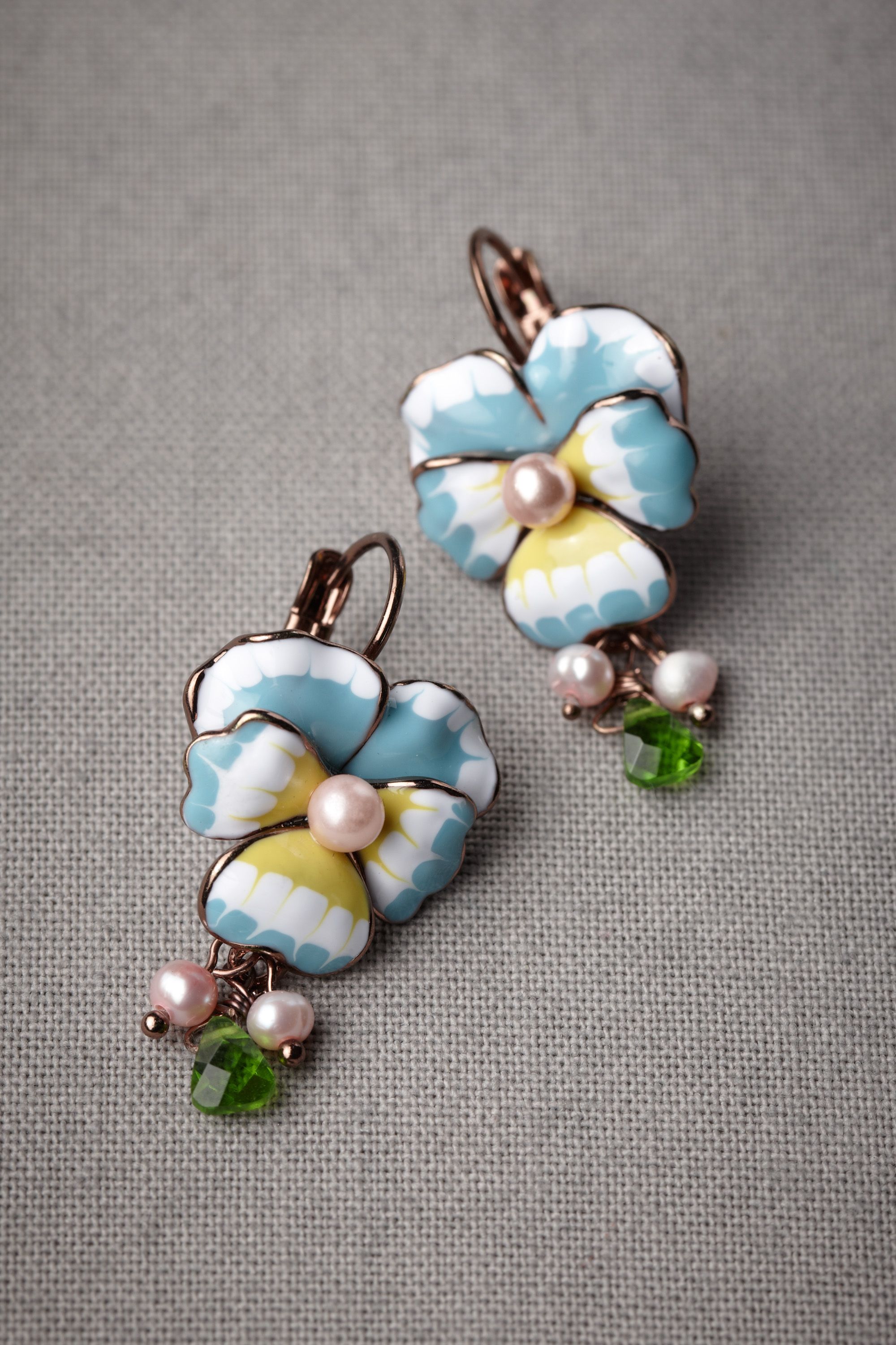 Heartsease Earrings
