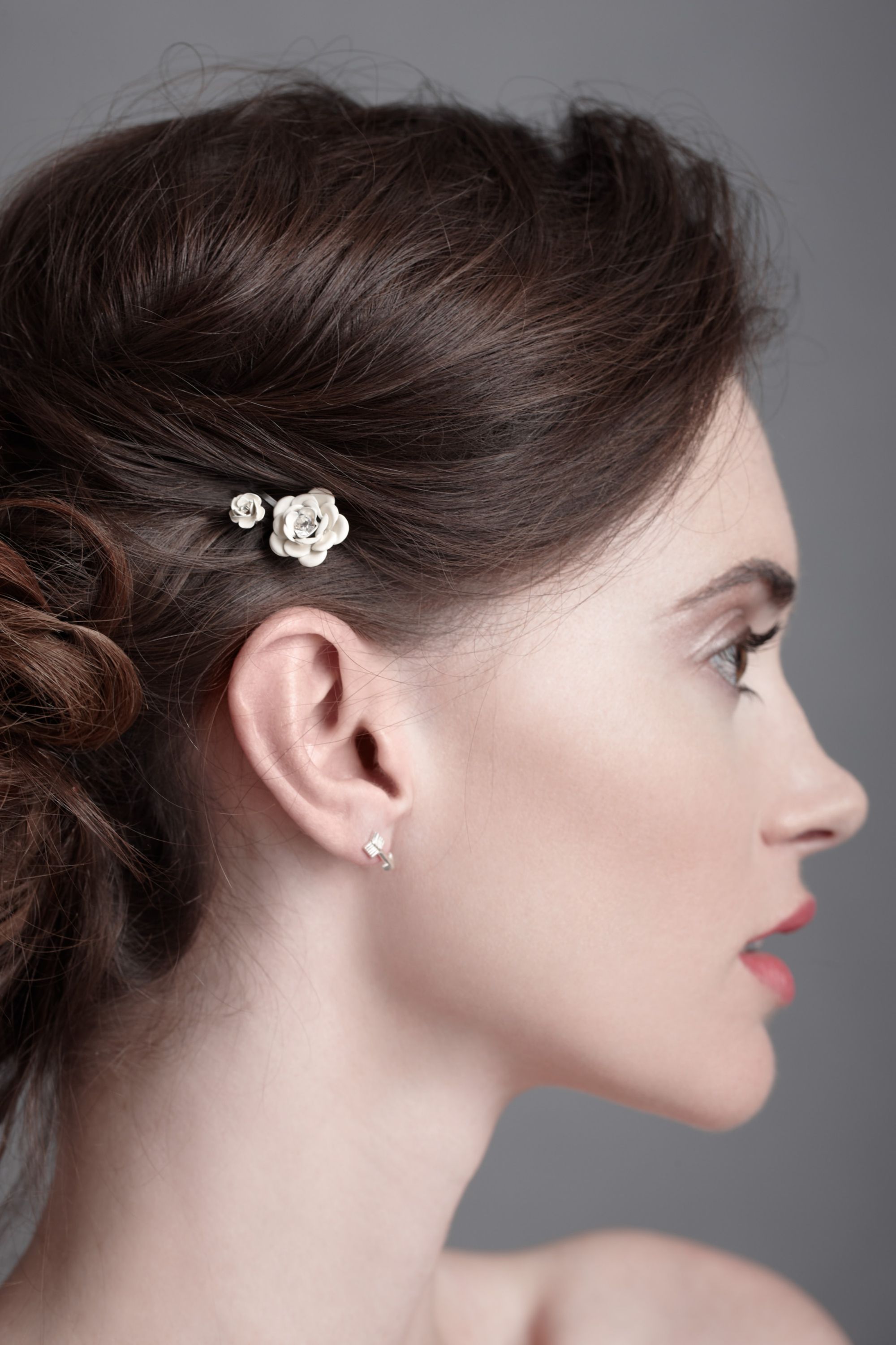 Cotton Blossom Hair Pins