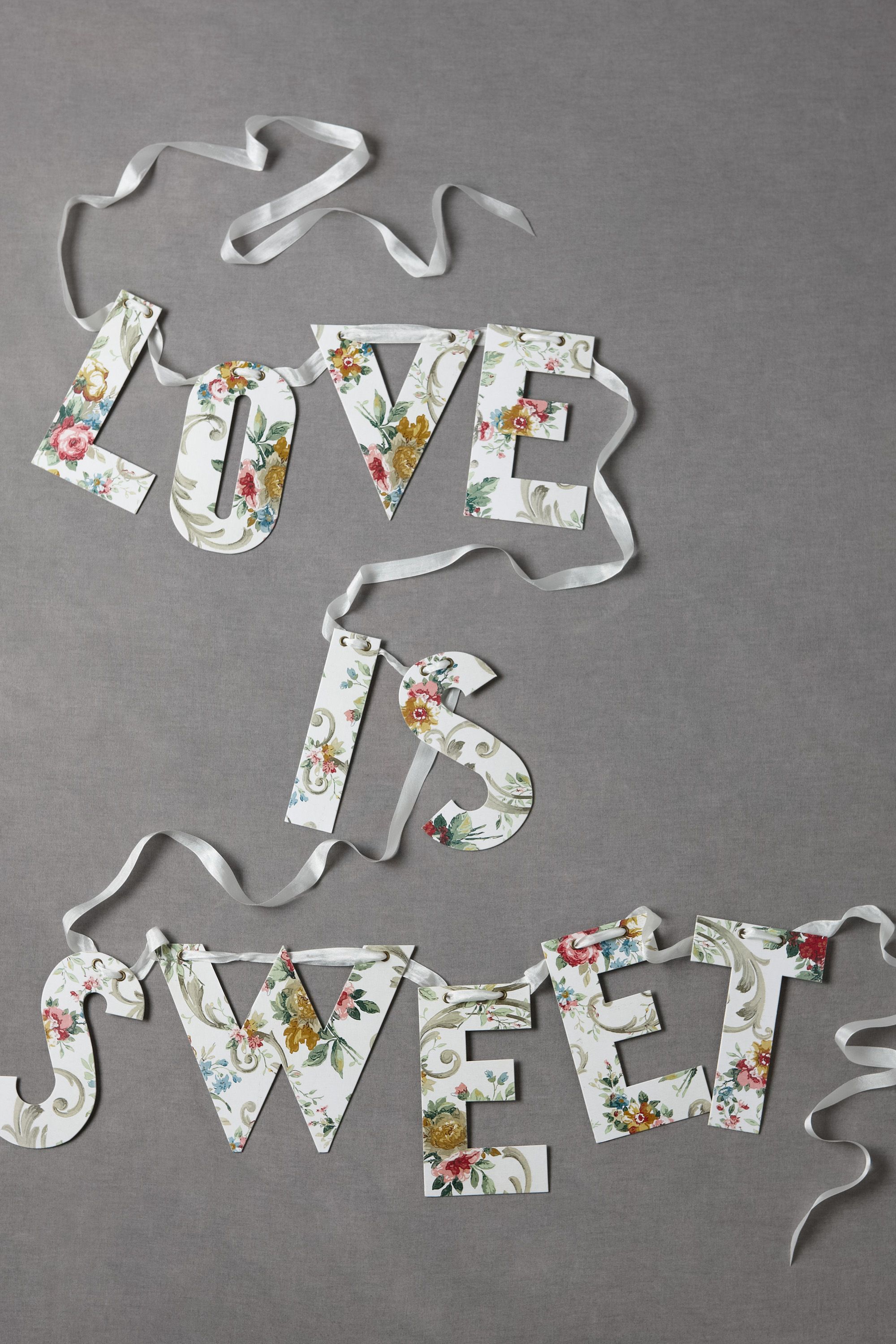 Love Is Sweet Banner