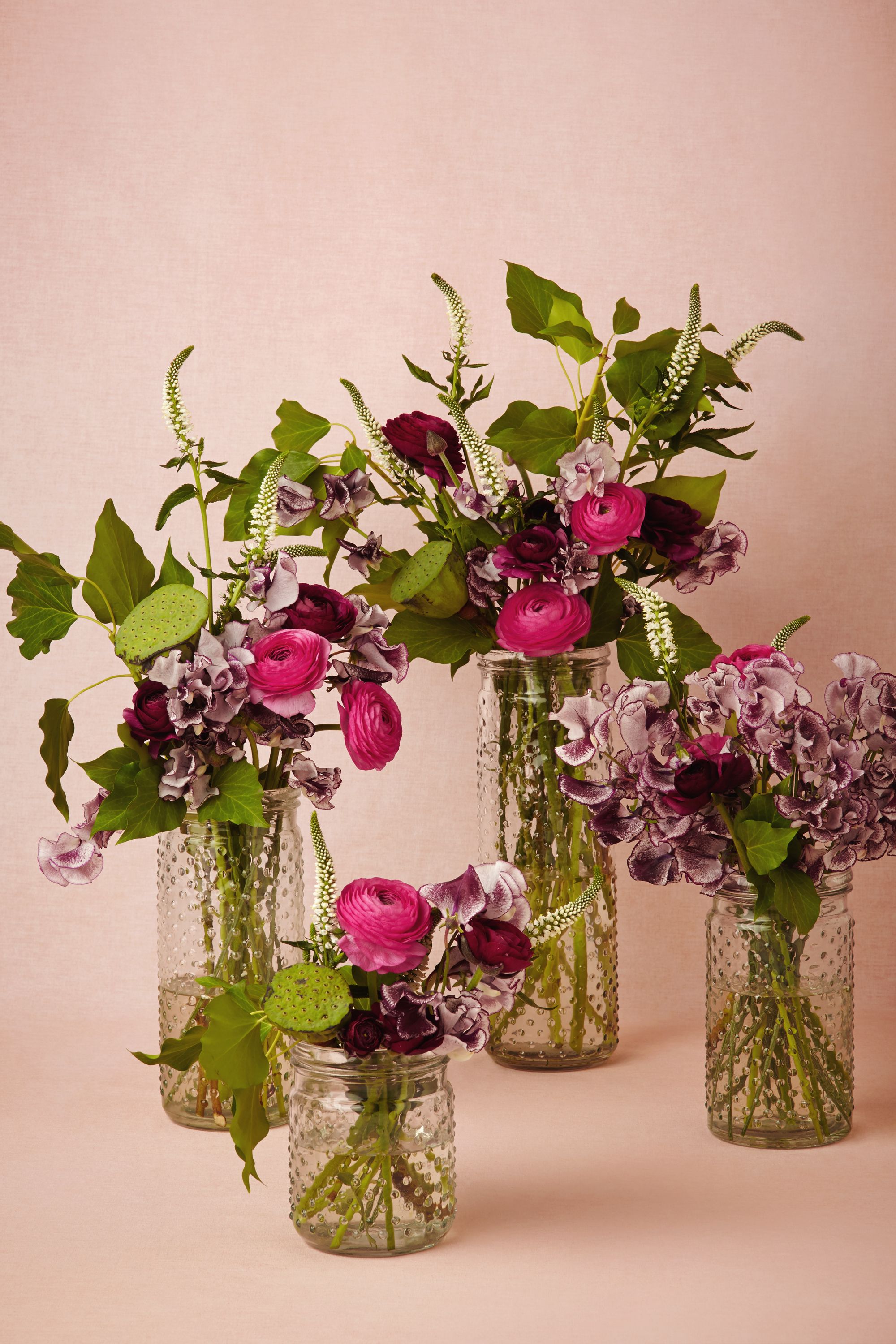 Hobnail Glass Jars
