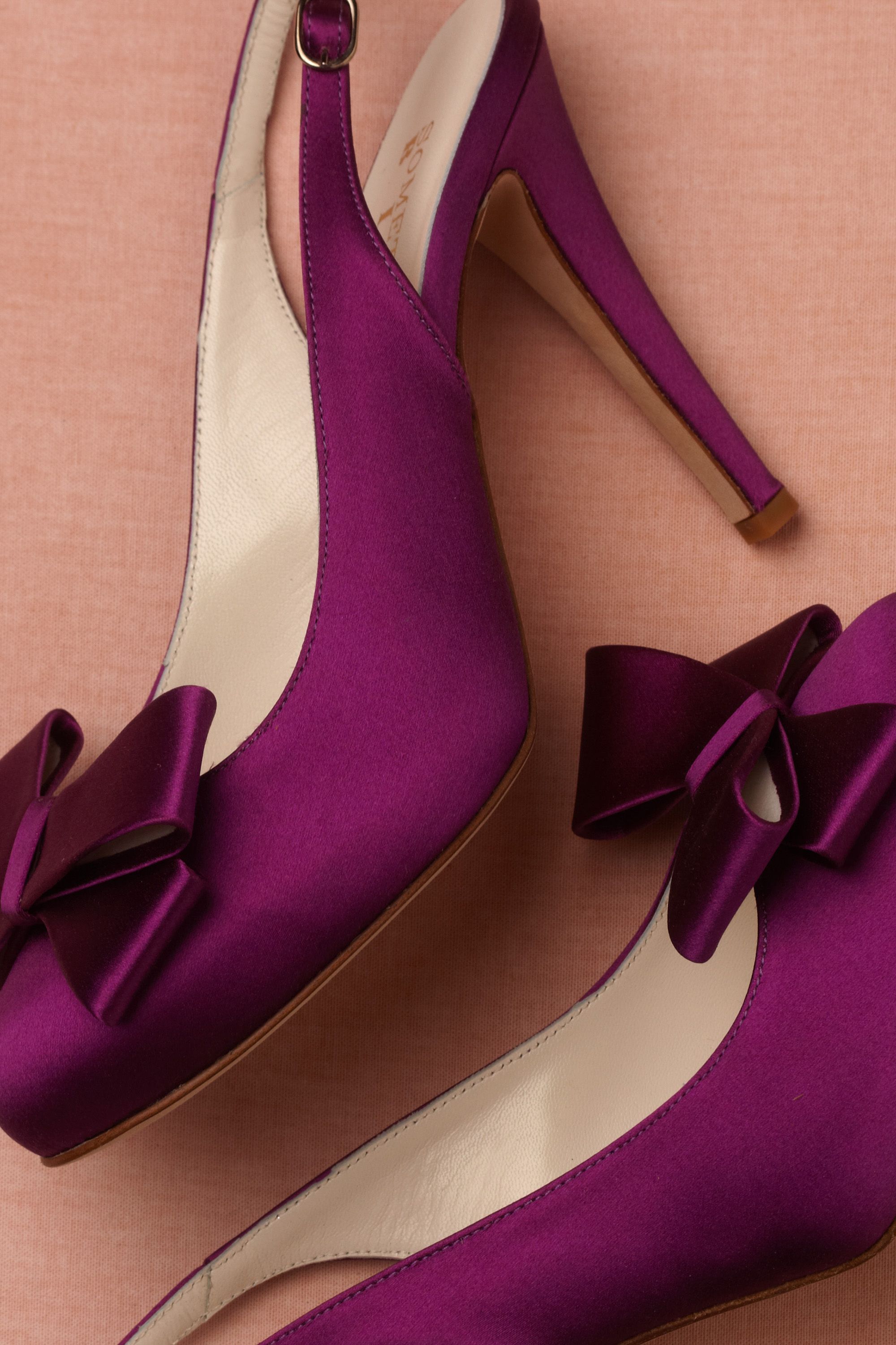 Bow-Topped Slingbacks