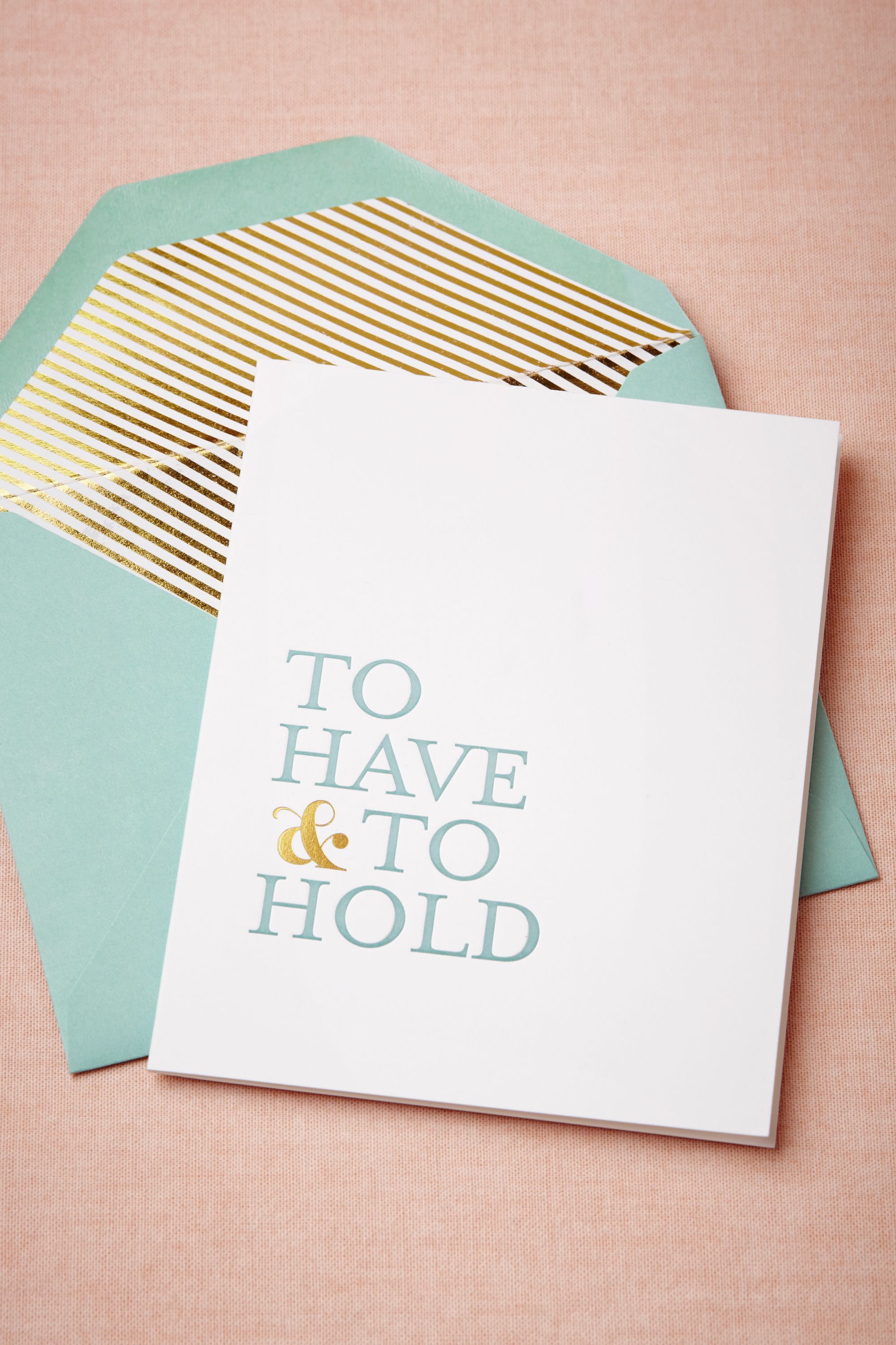 To Have & To Hold Card