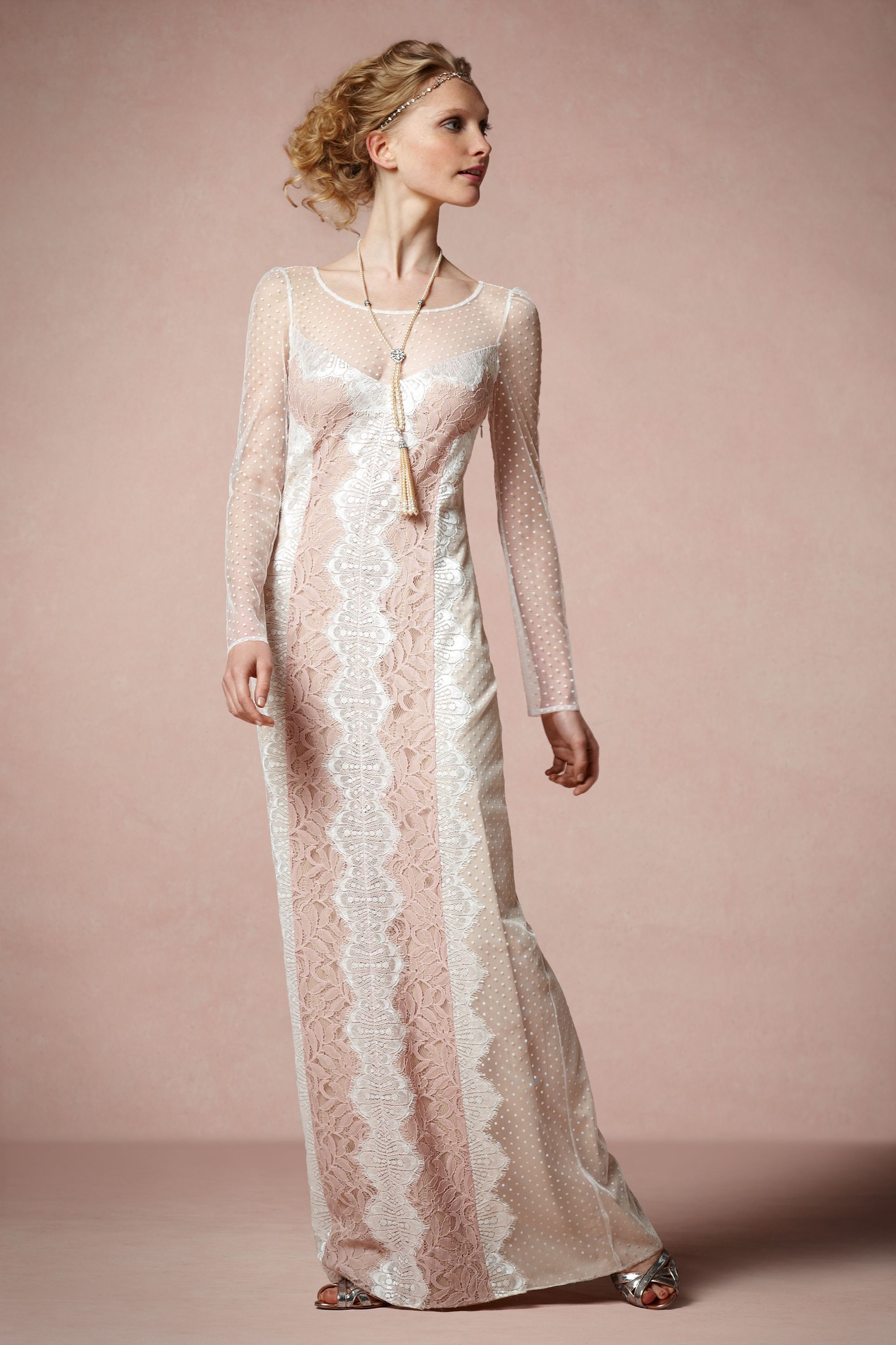 Lace Inlay Dress