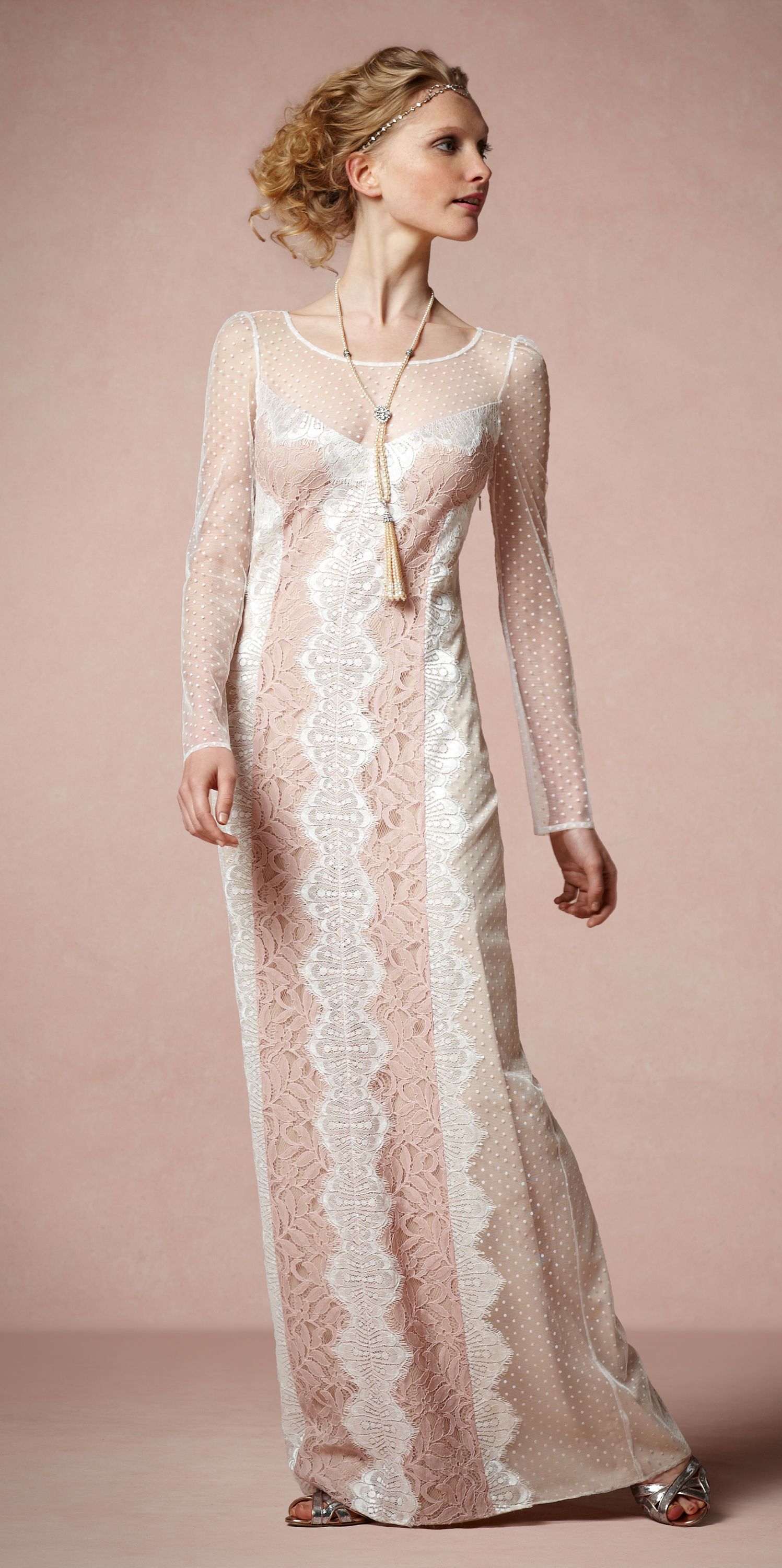 Lace Inlay Dress