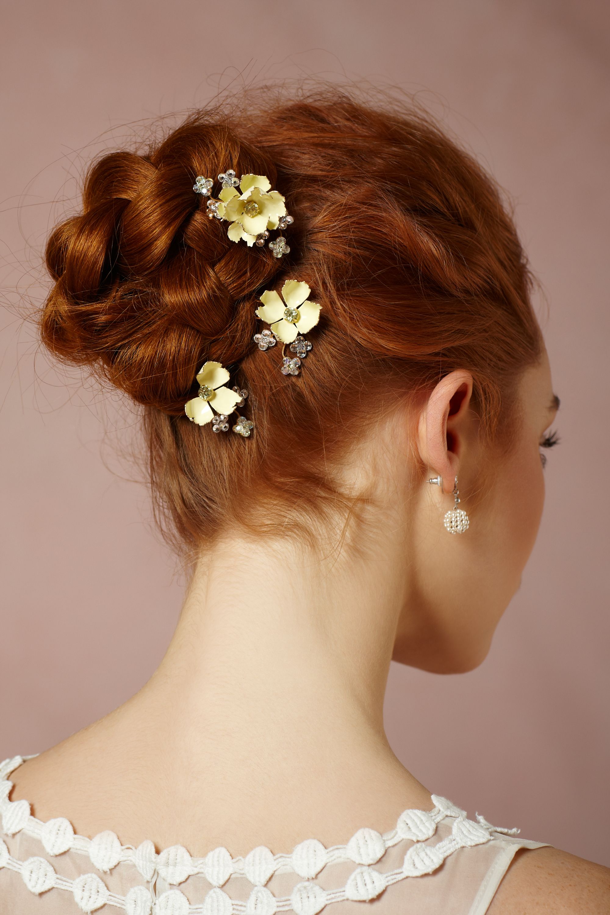 Quince Blossom Hairpins (3)
