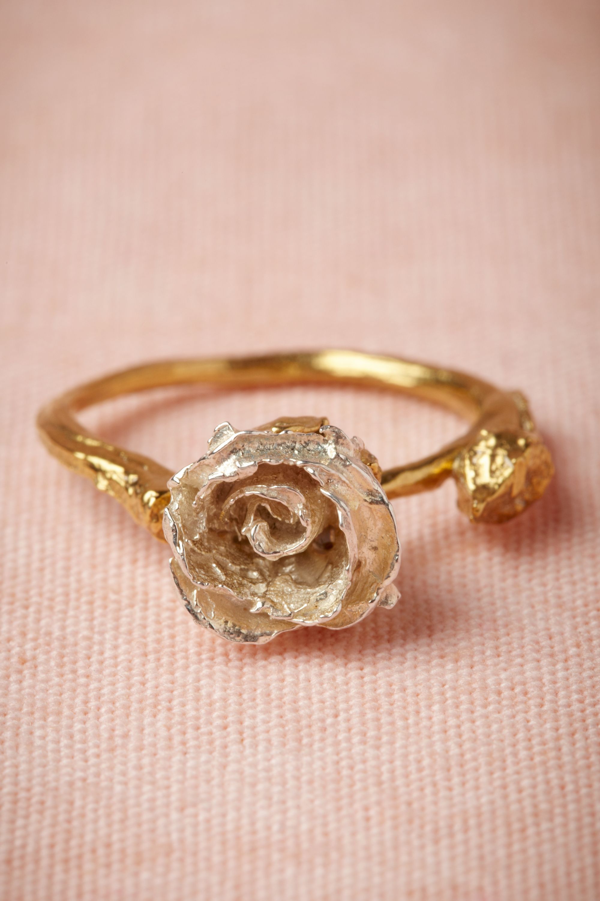 Silver Bud Ring