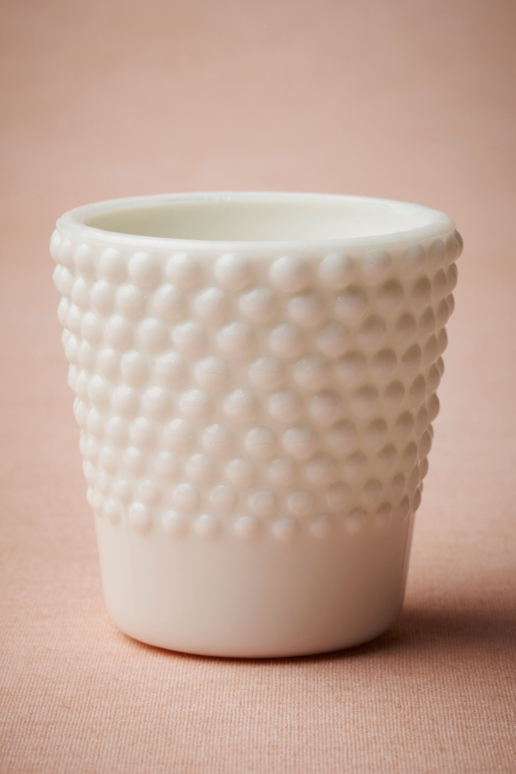 Milk Glass Hobnail Votive