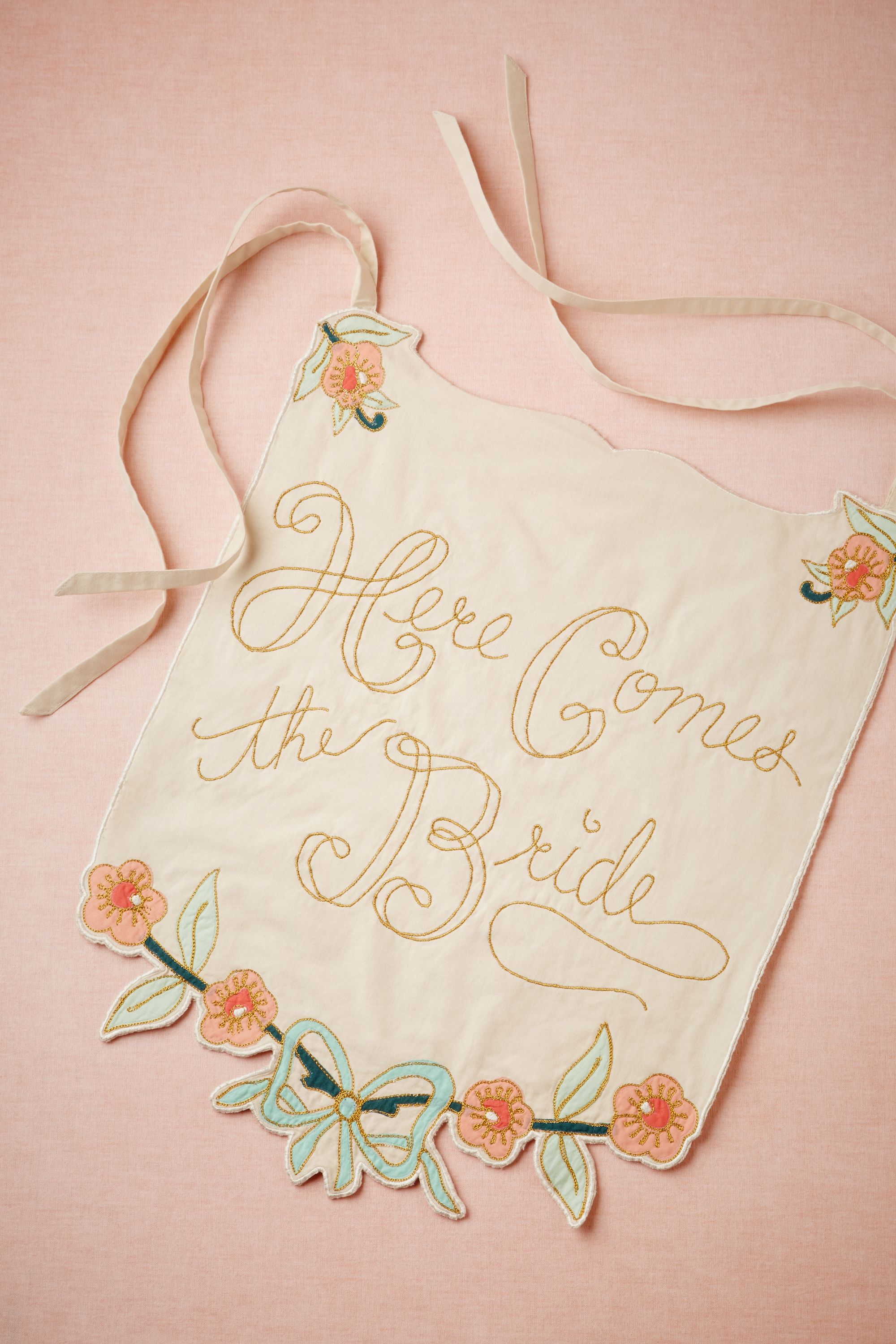 Here Comes the Bride/Just Married Banner
