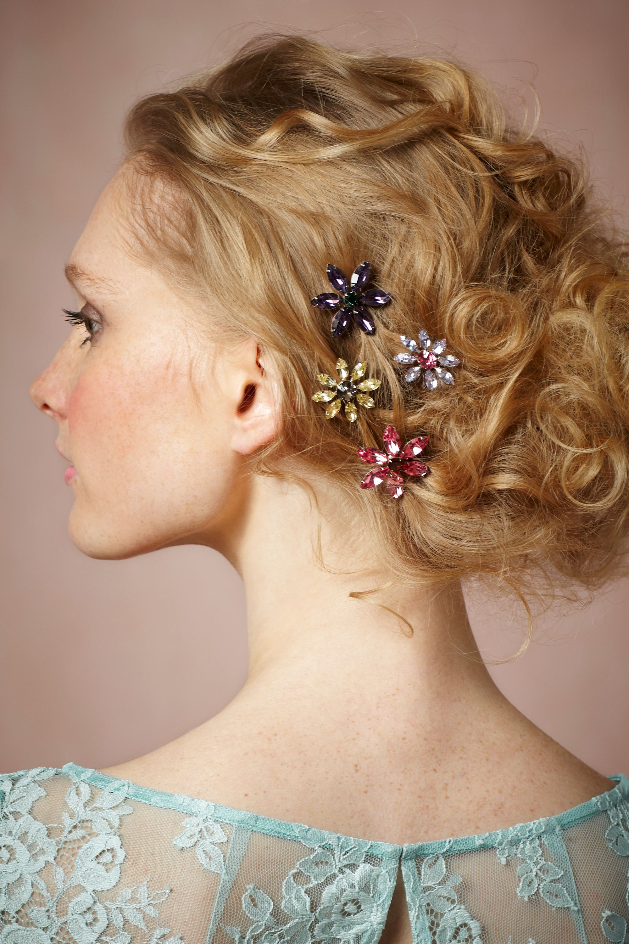 Large Wildflower Hairpins