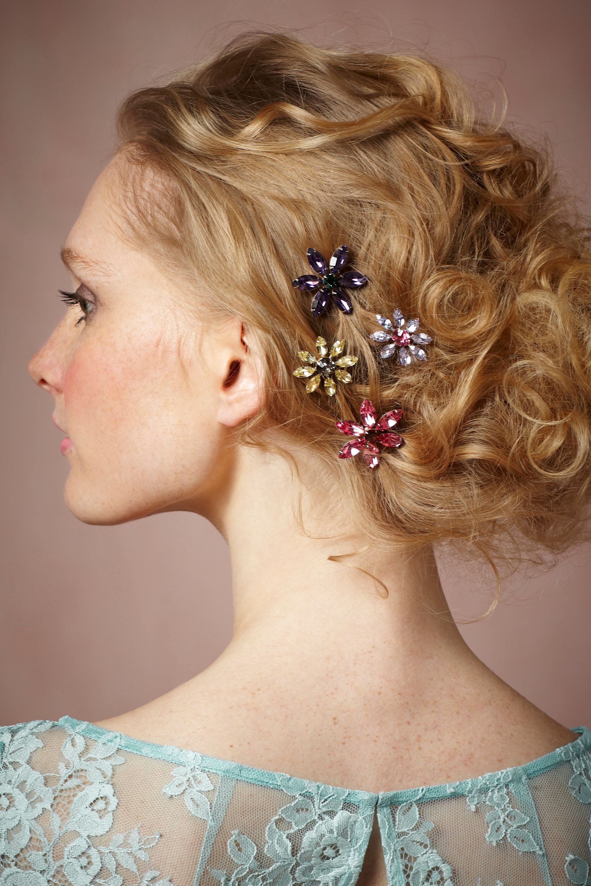 Large Wildflower Hairpins