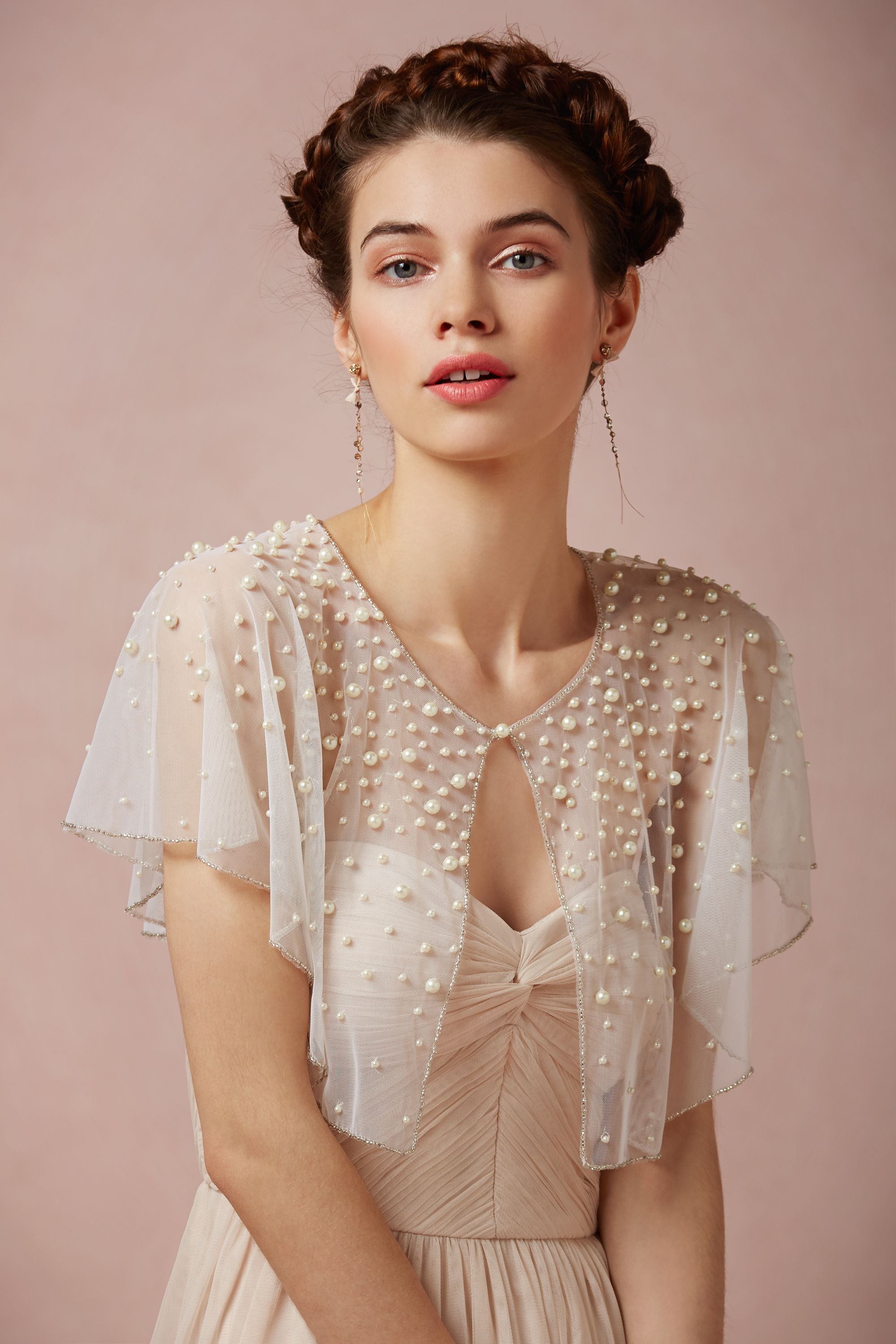 Scattered Pearl Capelet