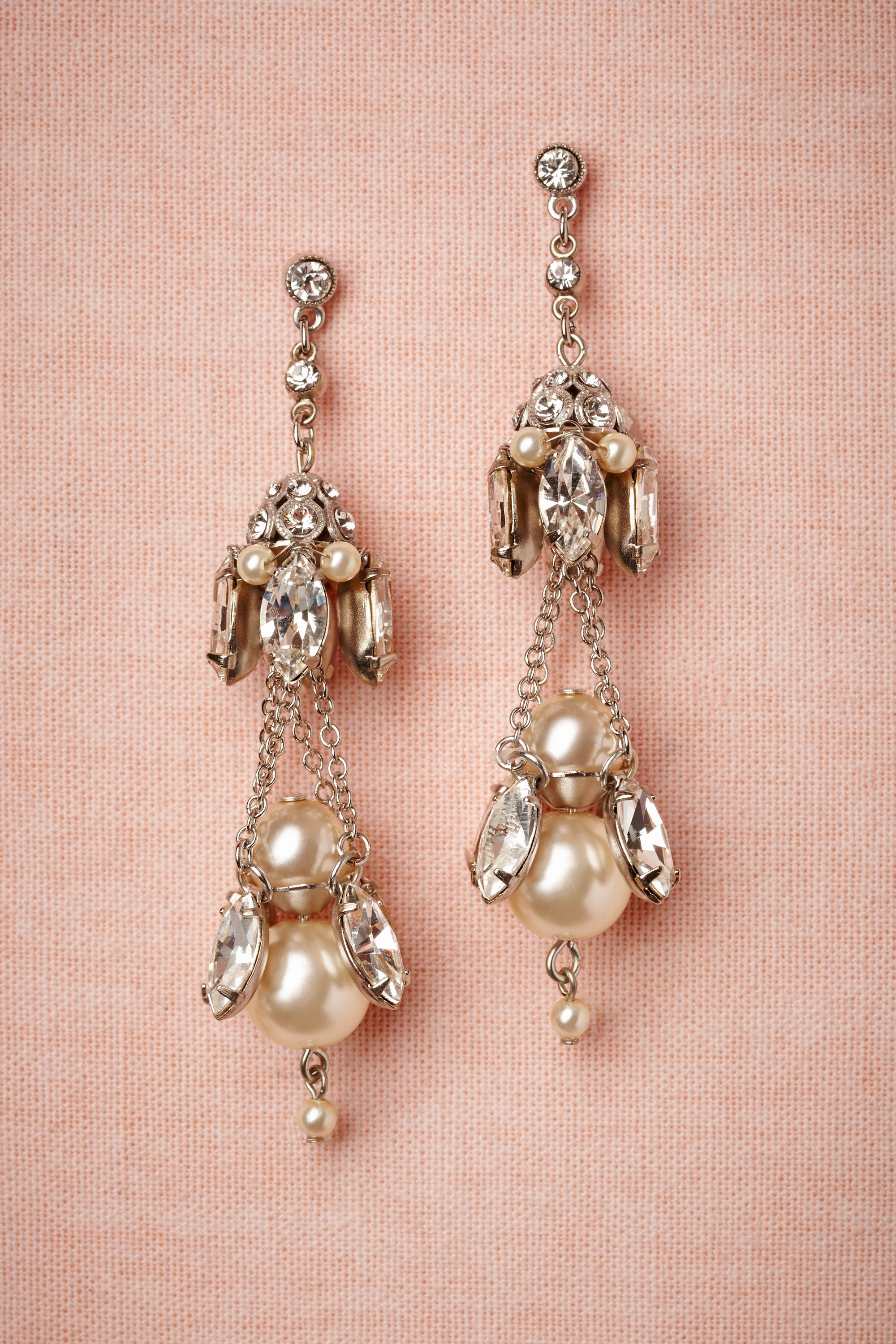 Gilted Pearl Chandeliers