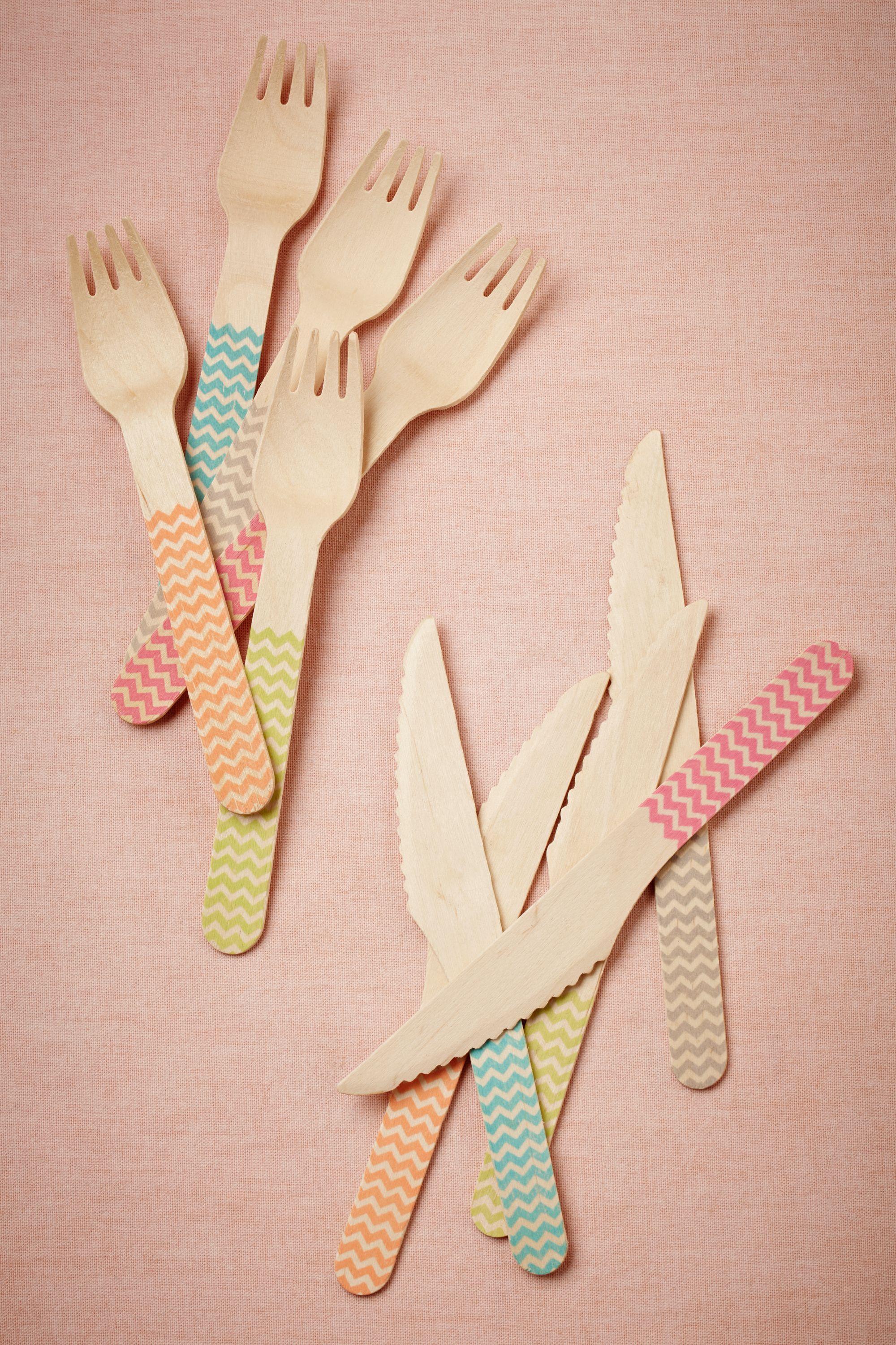 Birch Chevron Flatware (20)