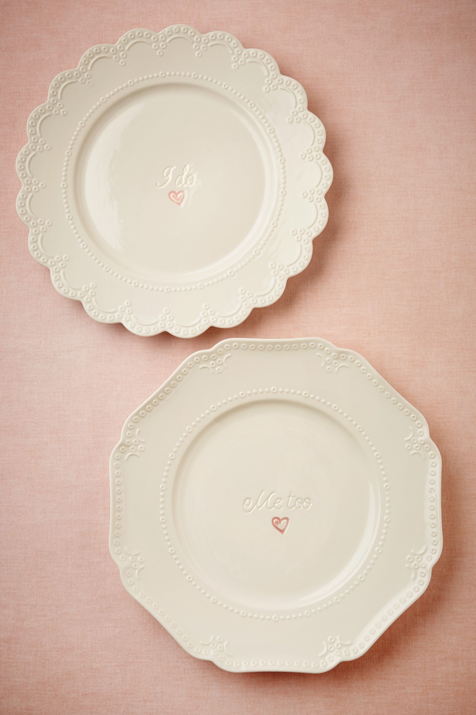 I Do, Me Too Dinner Plates (2)
