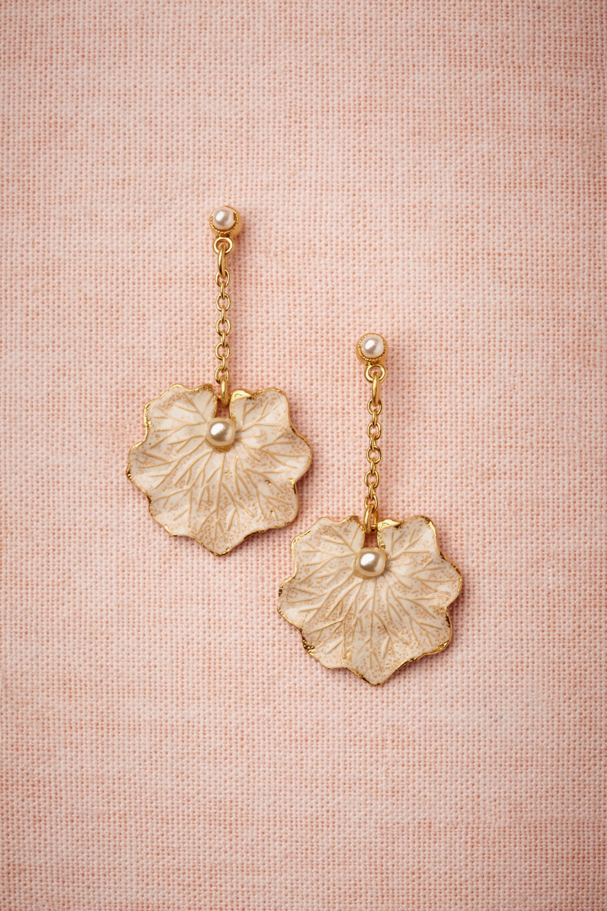 Lilypad Earrings