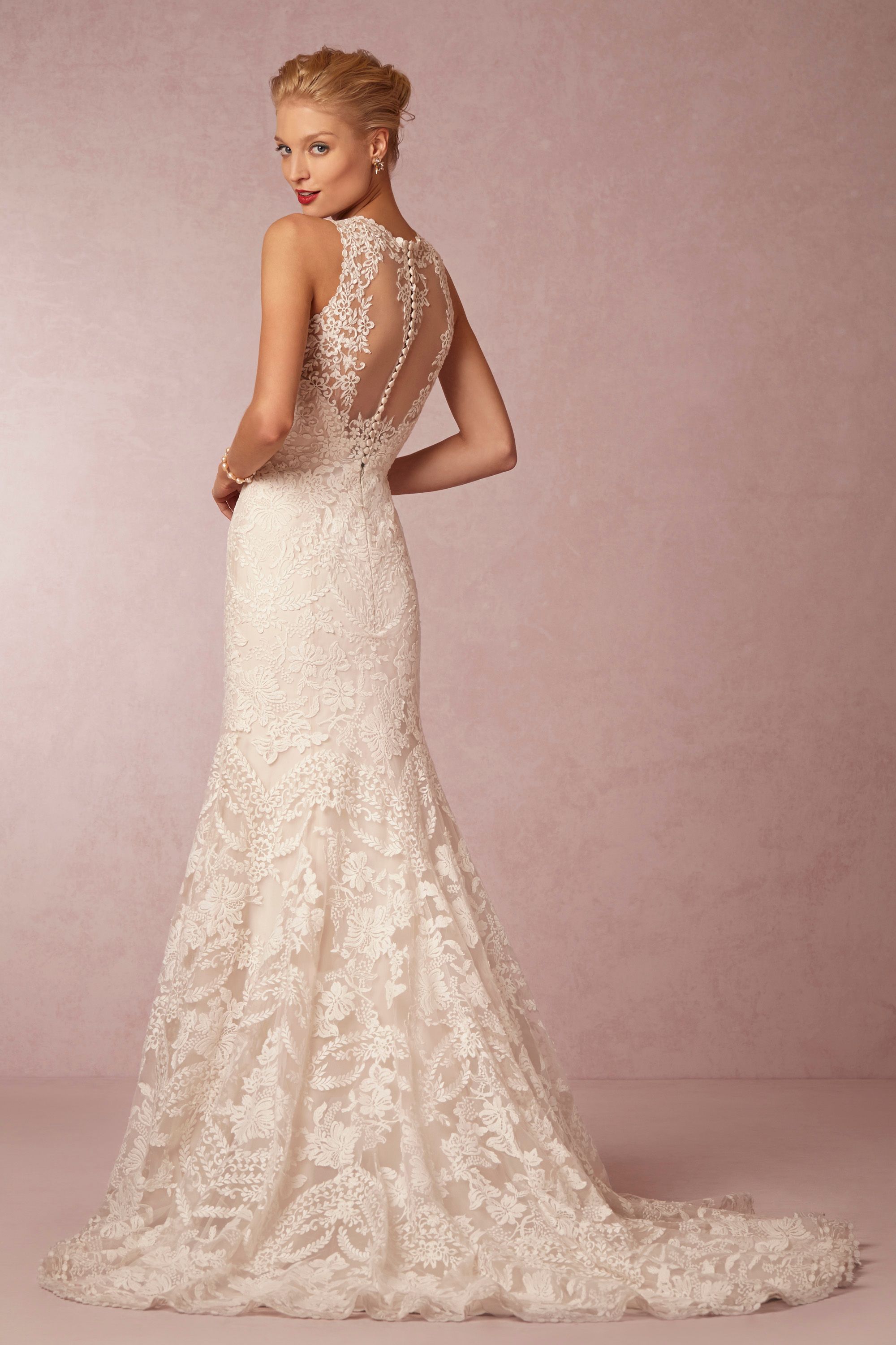 Backless Wedding Dresses  Open amp; Low Back Styles  BHLDN