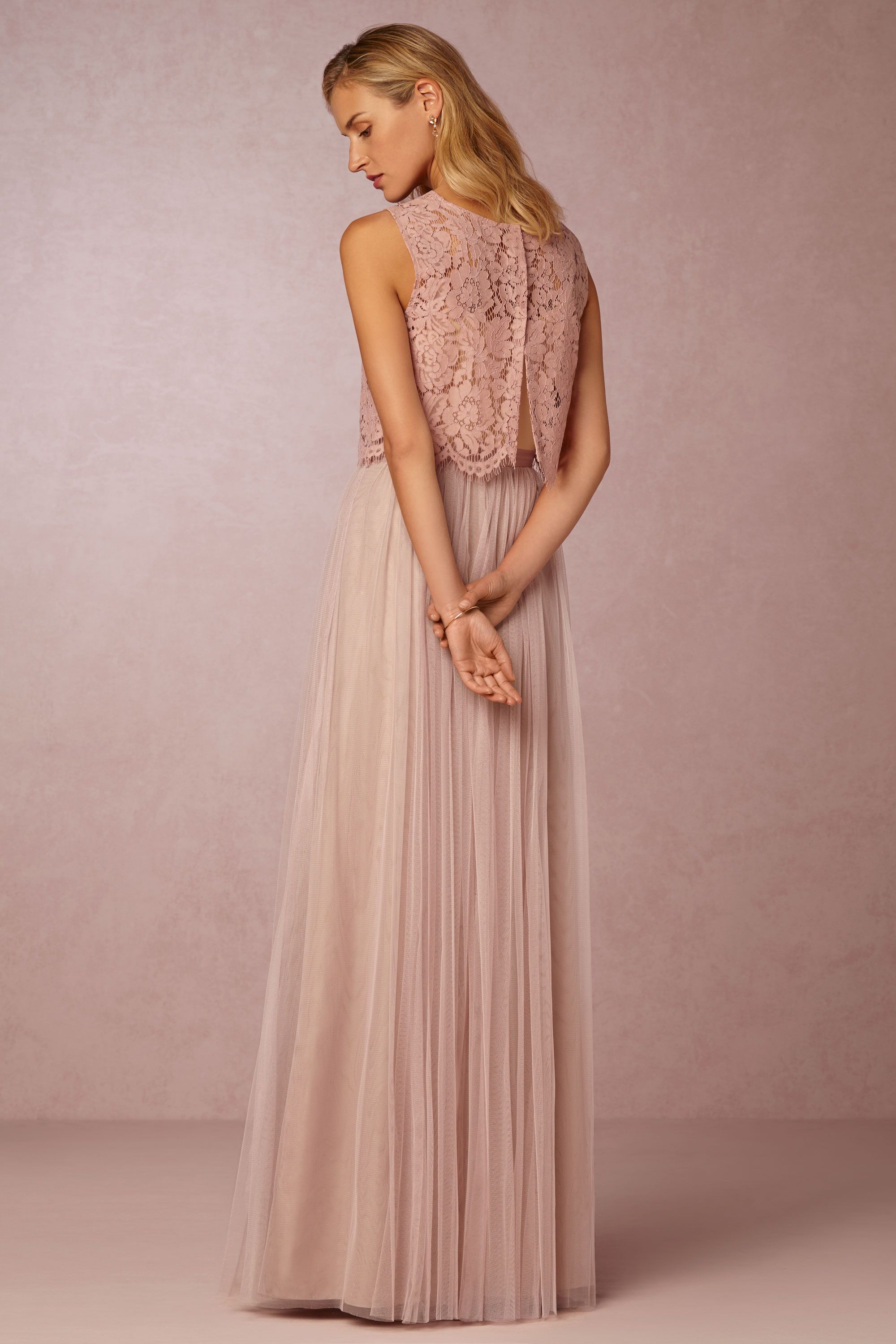 Louise Tulle Skirt Rose Quartz In Sale Bhldn 0045