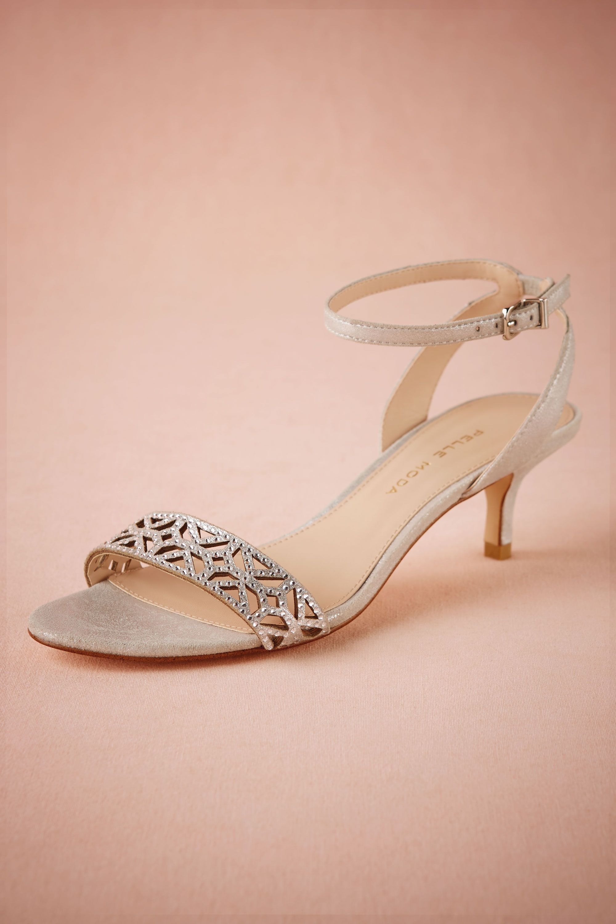 crystal kitten heel