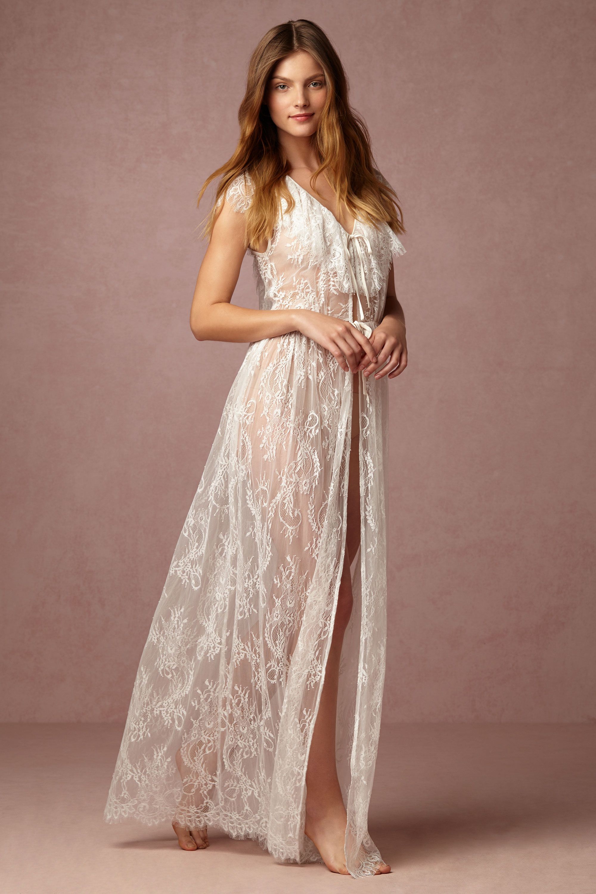 bhldn lace robe