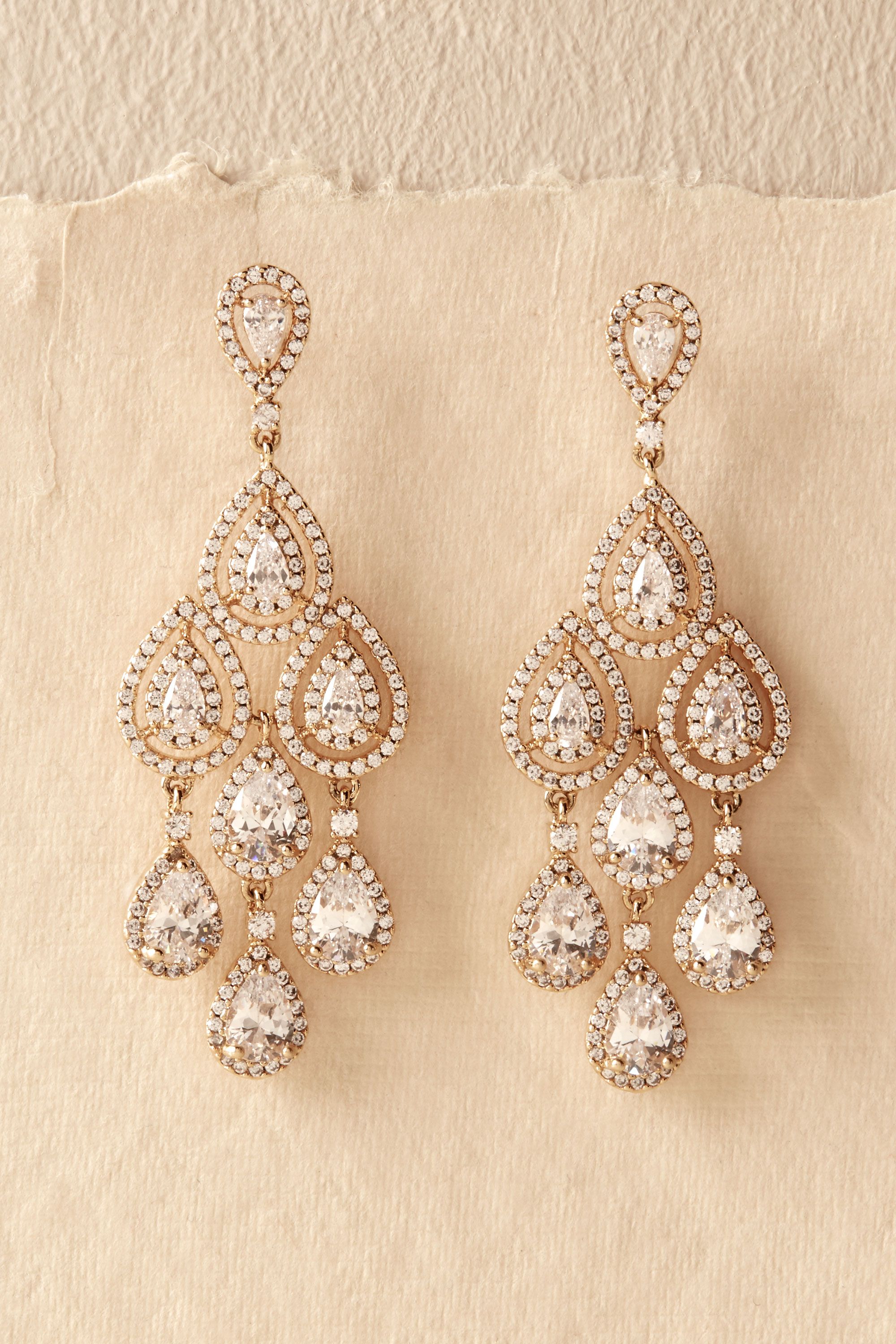 Wedding Bridal Jewelry wedding bridal earrings chandelier pearl bhldn aniston chandeliers