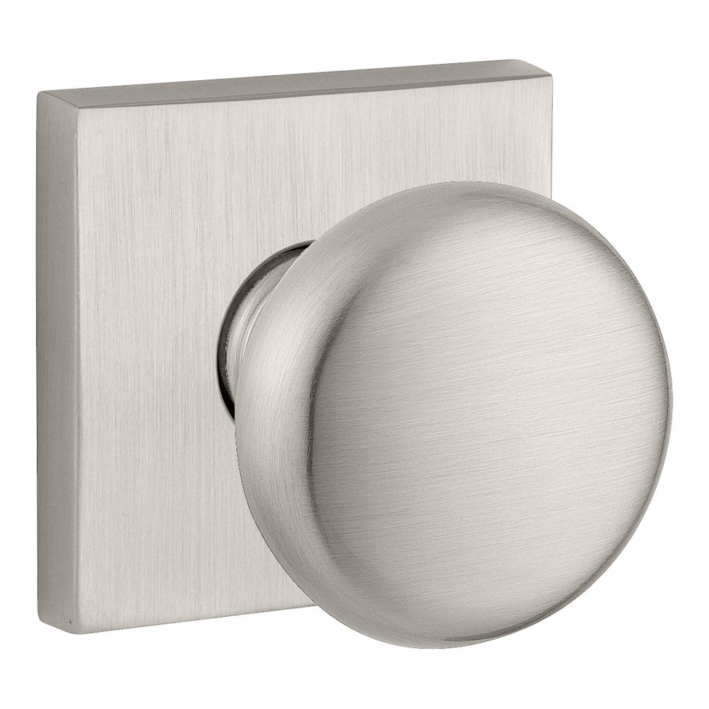 Round Reserve Knob with Contemporary Square Rose