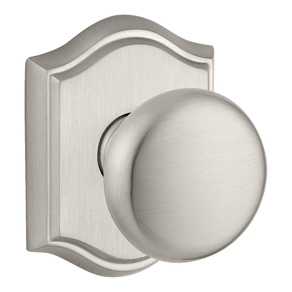 Round Reserve Knob with Traditional Arch Rose