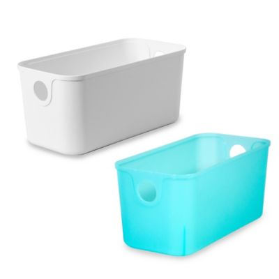 11-Inch Plastic Quarter Bin - Bed Bath &amp; Beyond