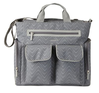 carters grey diaper bag