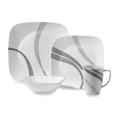 Corelle® Square™ Urban Arc 16-Piece Dinnerware Set - Bed Bath & Beyond