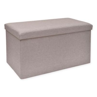 ottoman storage tray folding 3b studio bench ottomans grey benches bed bath beyond furniture accent alternate trade living room bedbathandbeyond