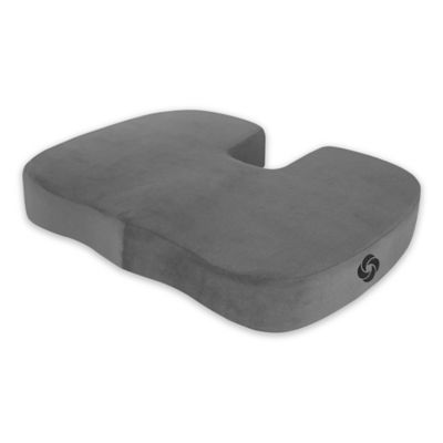 samsonite seat cushion rectangular foam memory grey reg bedbathandbeyond