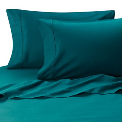 Buy MicroTouch Queen Sateen Sheet Set in Teal from Bed Bath & Beyond