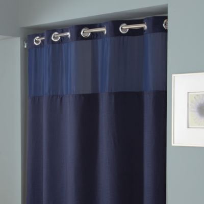 HooklessÂ® Waffle Fabric Shower Curtain - Bed Bath & Beyond