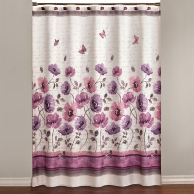 Black And White And Red Shower Curtains
